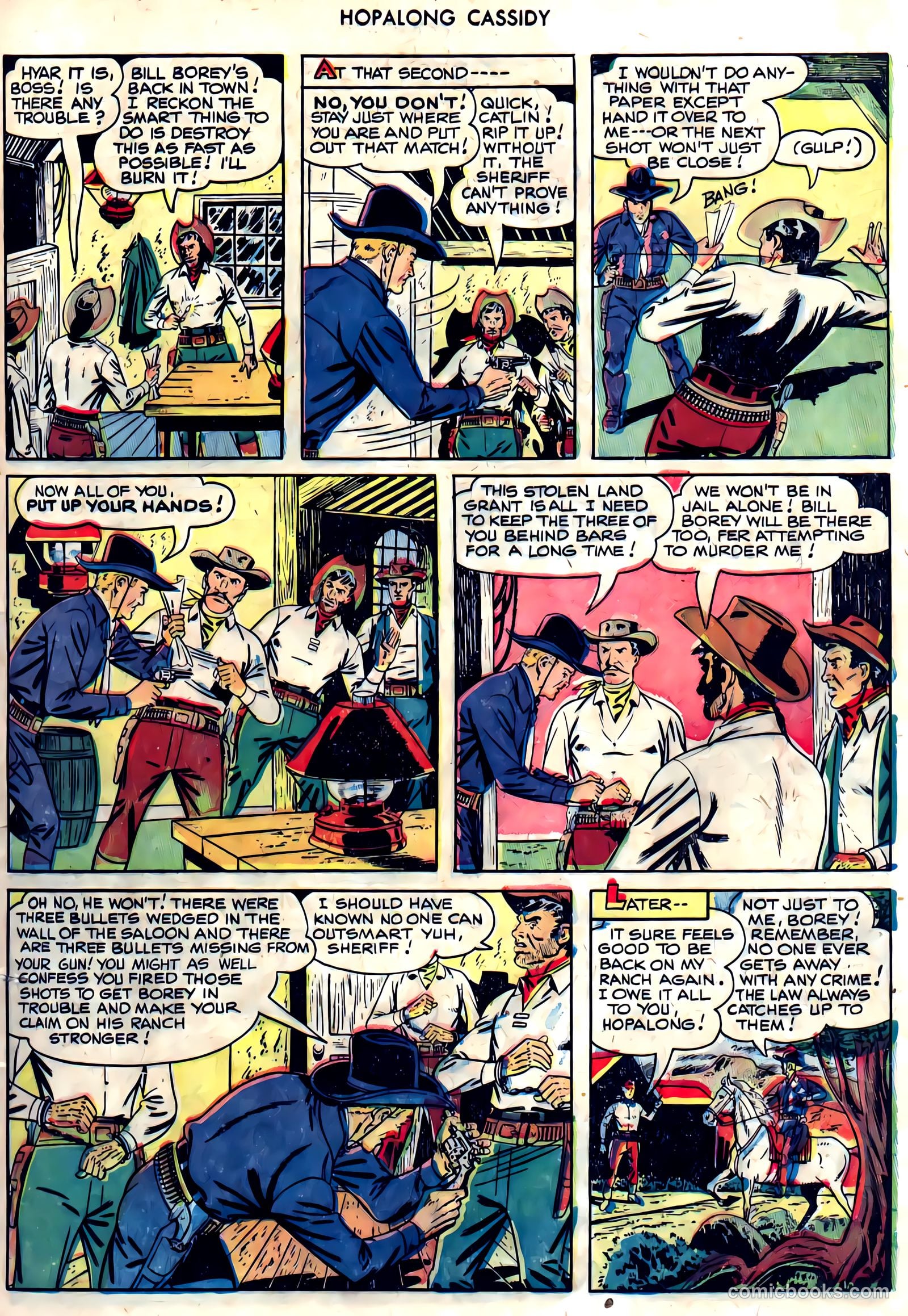 Hopalong Cassidy #41 (1950) — page 21 of 52