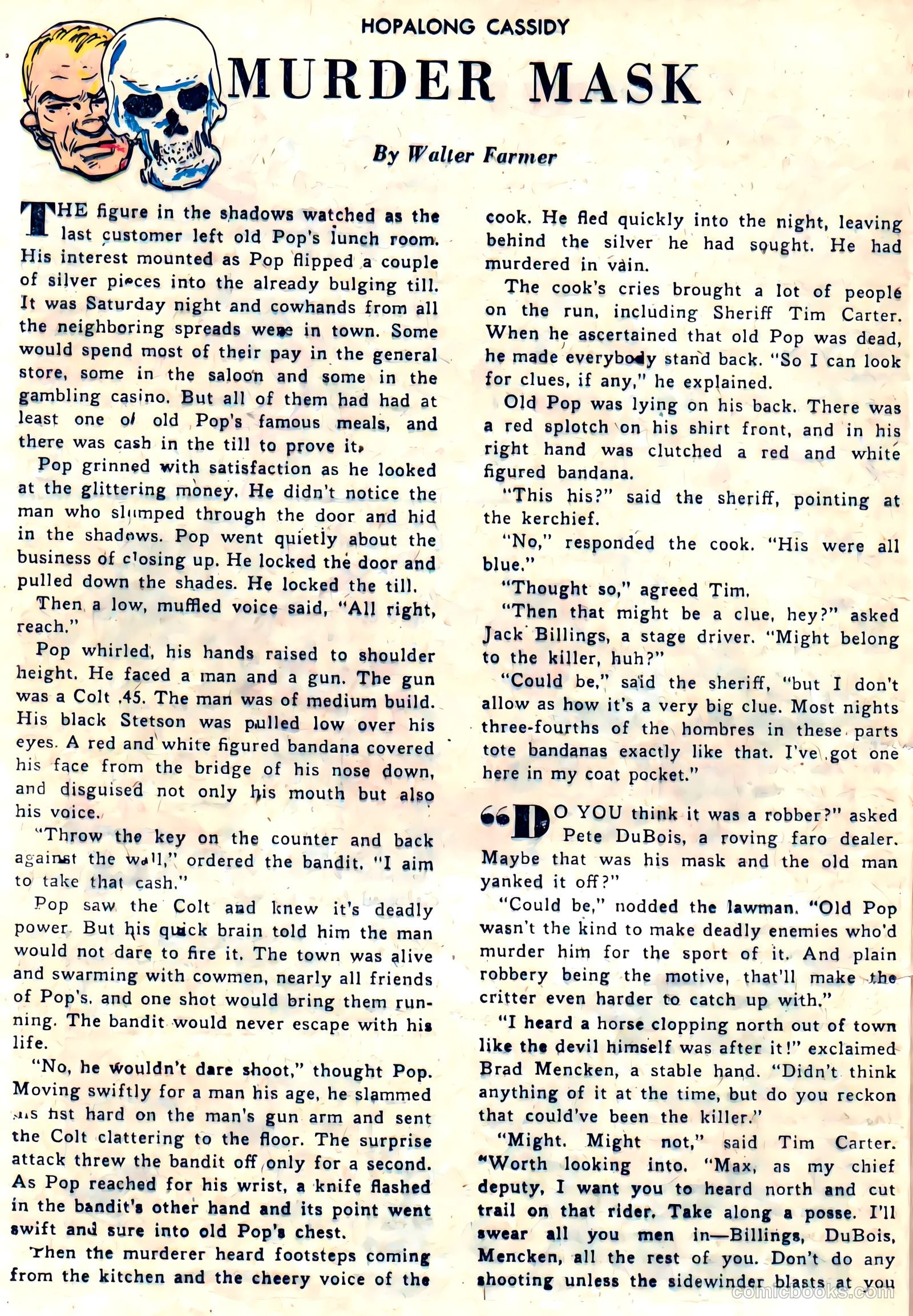 Hopalong Cassidy #41 (1950) — page 36 of 52