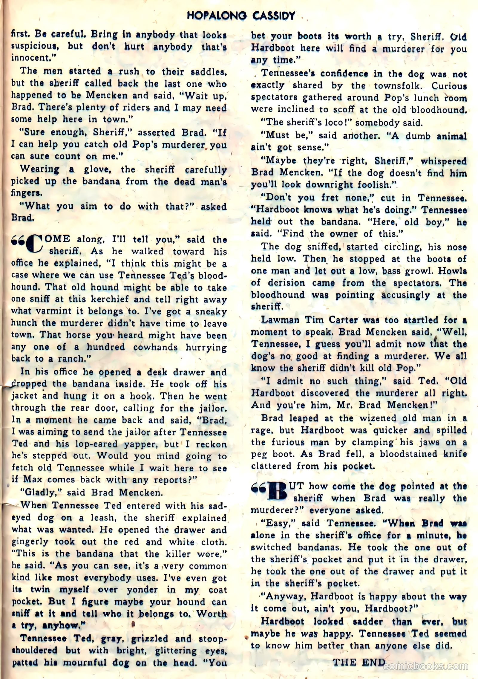 Hopalong Cassidy #41 (1950) — page 37 of 52