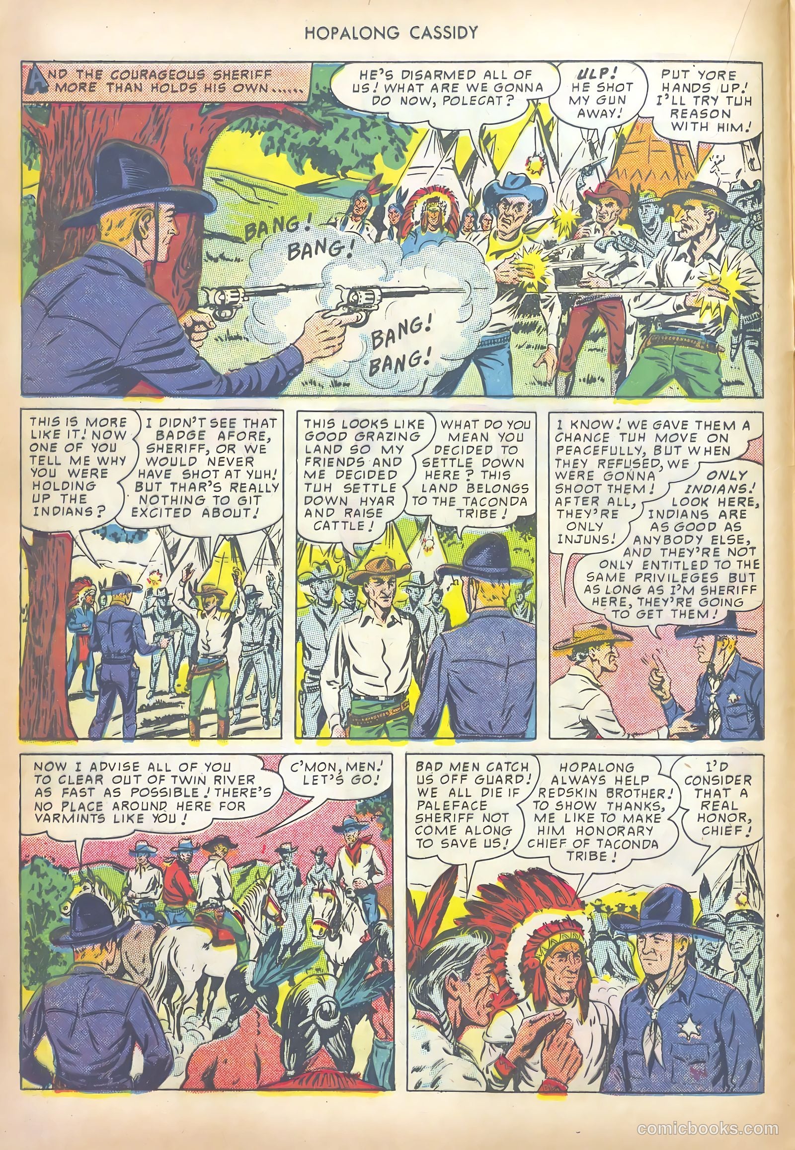 Hopalong Cassidy #42 (1950) — page 16 of 52