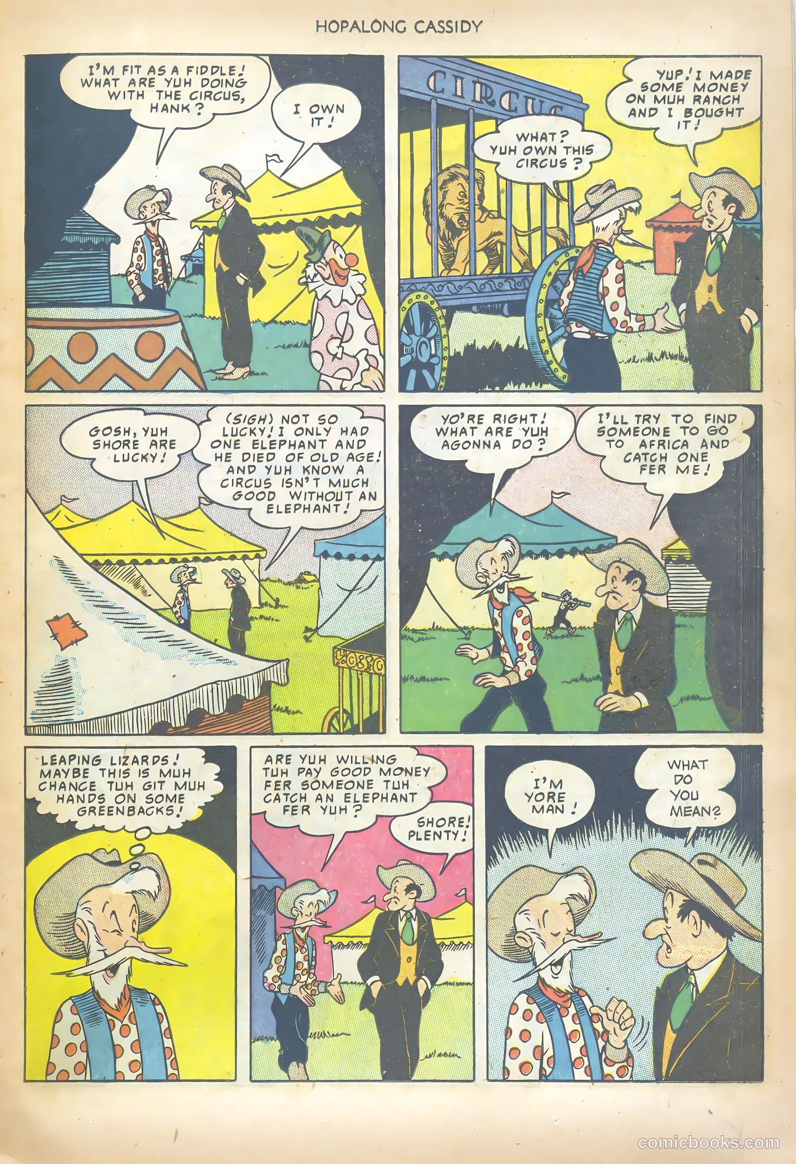 Hopalong Cassidy #42 (1950) — page 23 of 52