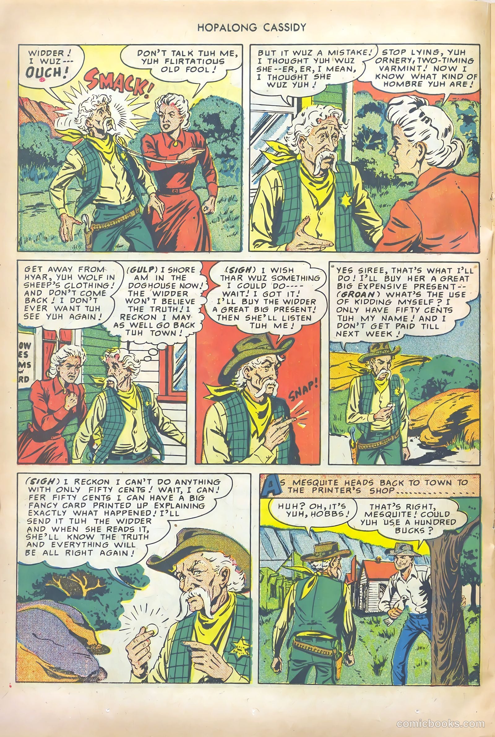 Hopalong Cassidy #42 (1950) — page 28 of 52
