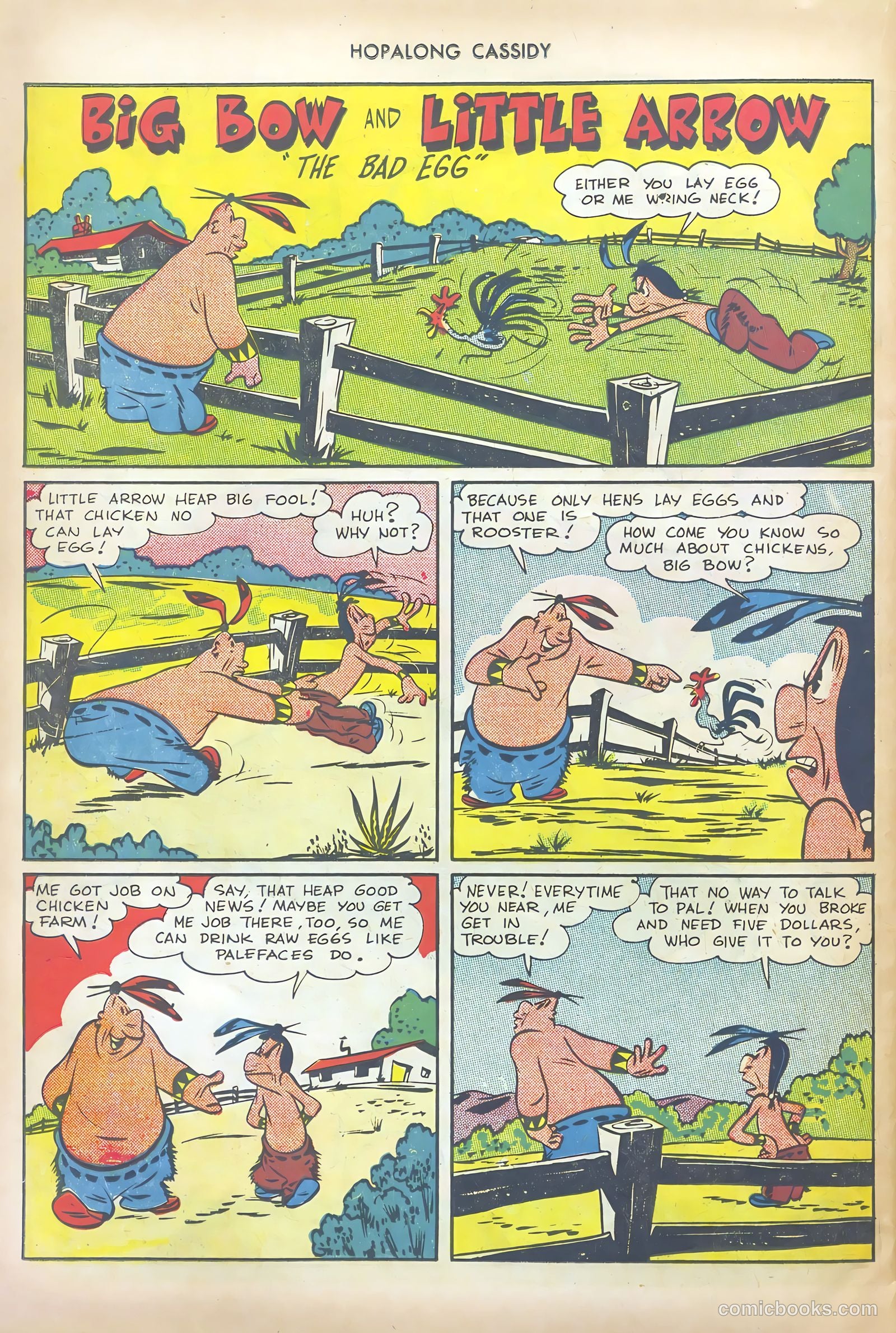 Hopalong Cassidy #42 (1950) — page 38 of 52