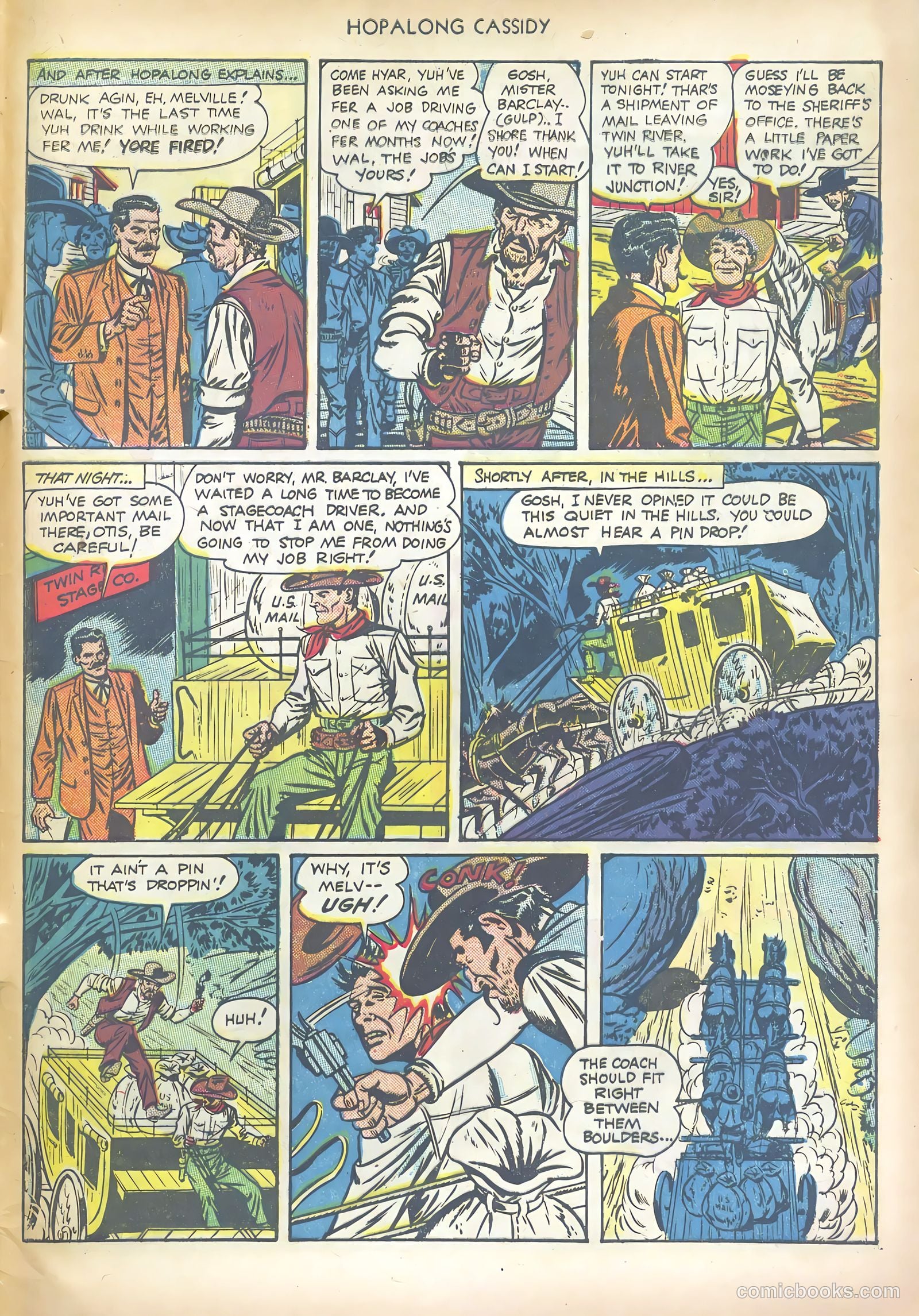 Hopalong Cassidy #42 (1950) — page 45 of 52