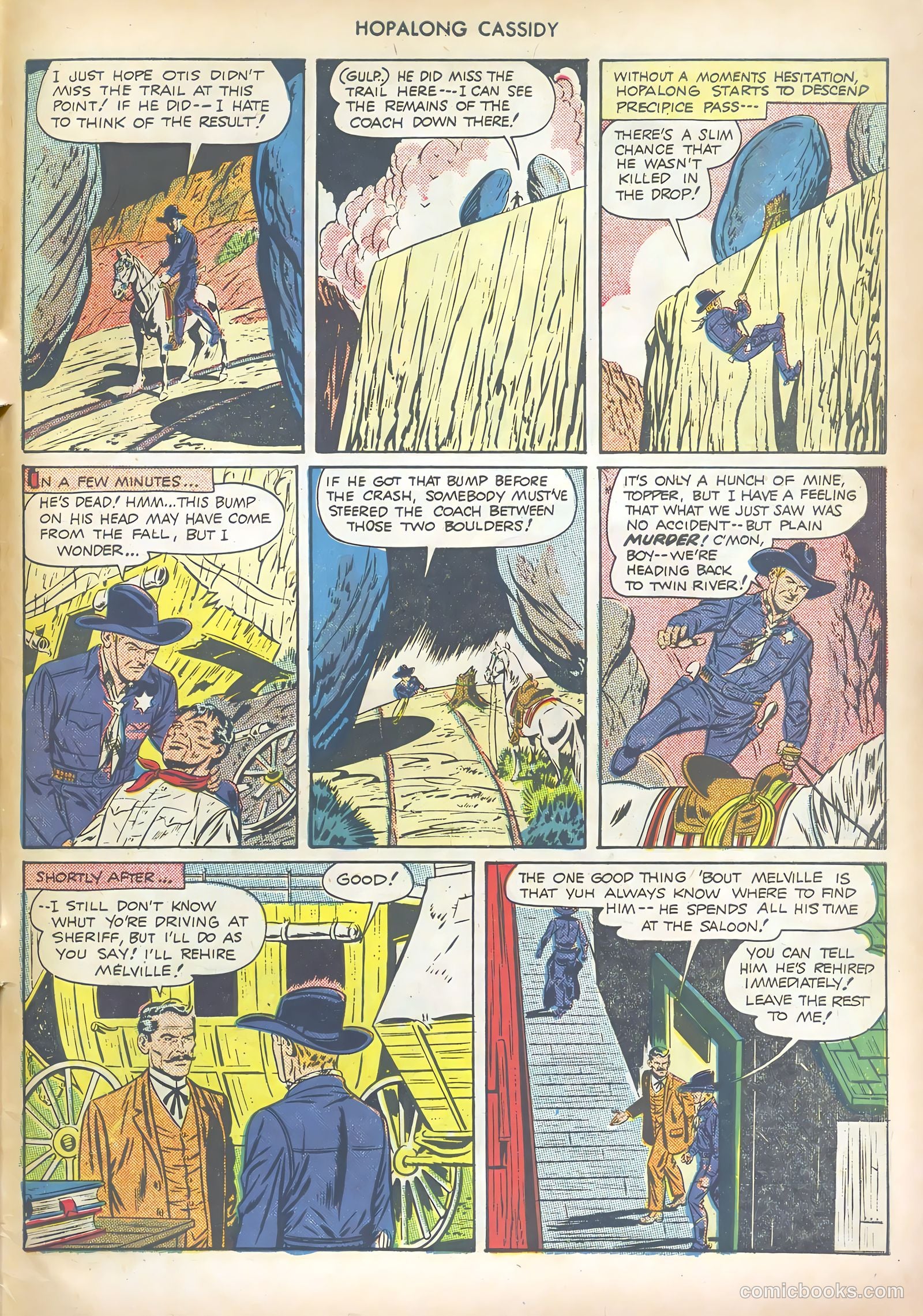 Hopalong Cassidy #42 (1950) — page 47 of 52