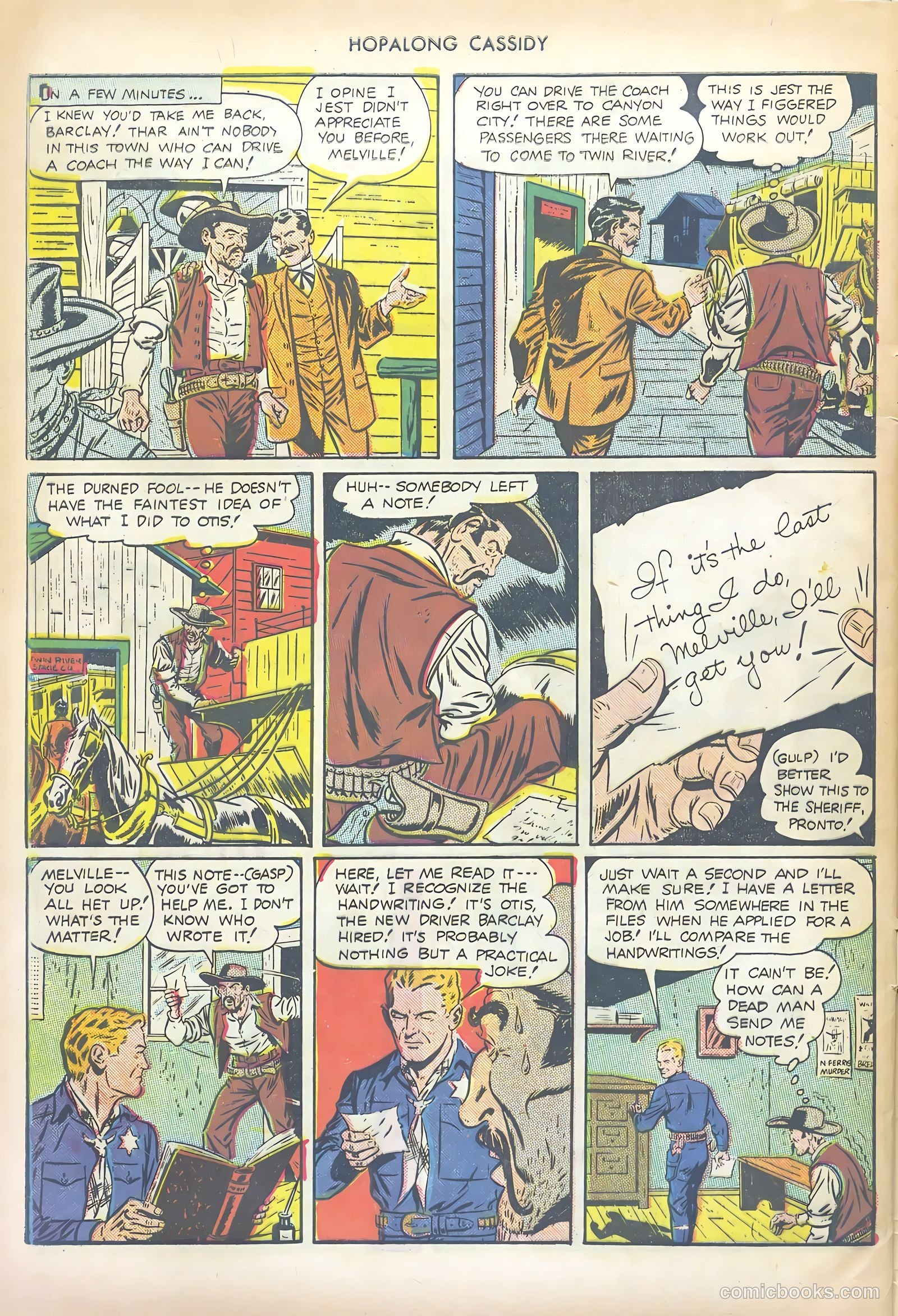 Hopalong Cassidy #42 (1950) — page 48 of 52