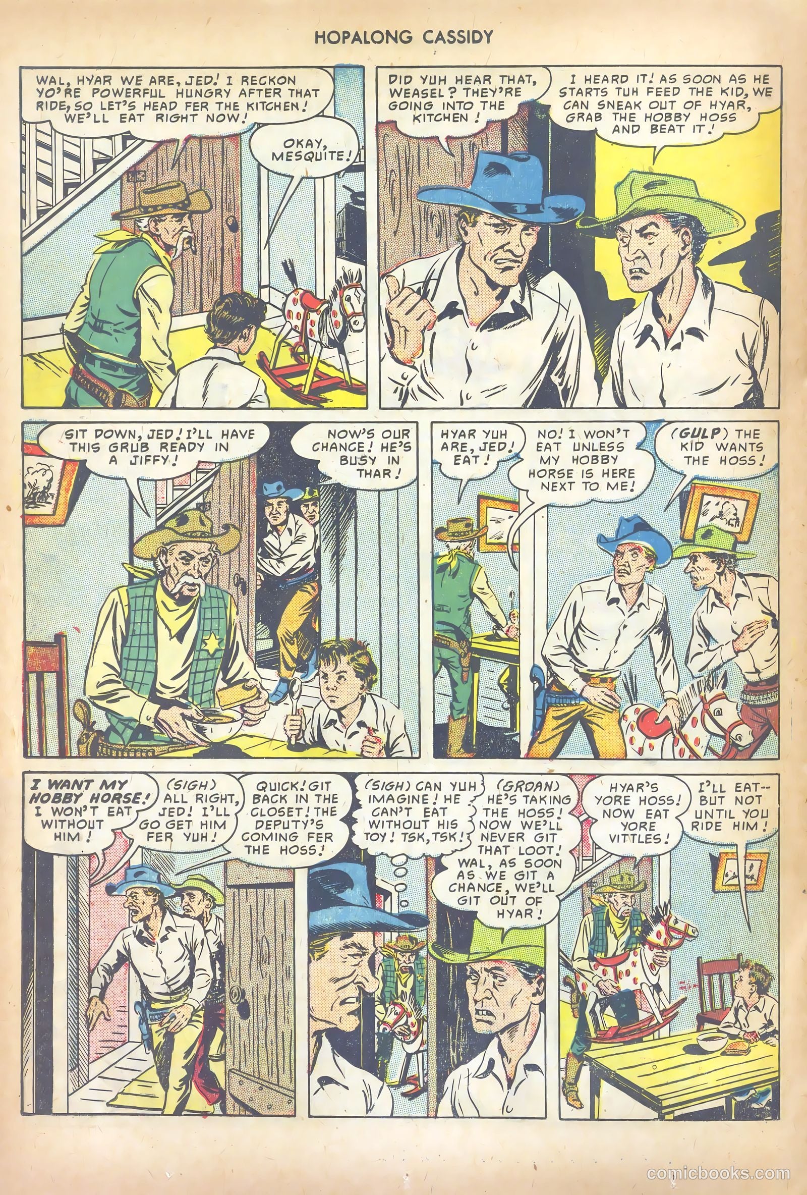 Hopalong Cassidy #43 (1950) — page 28 of 52