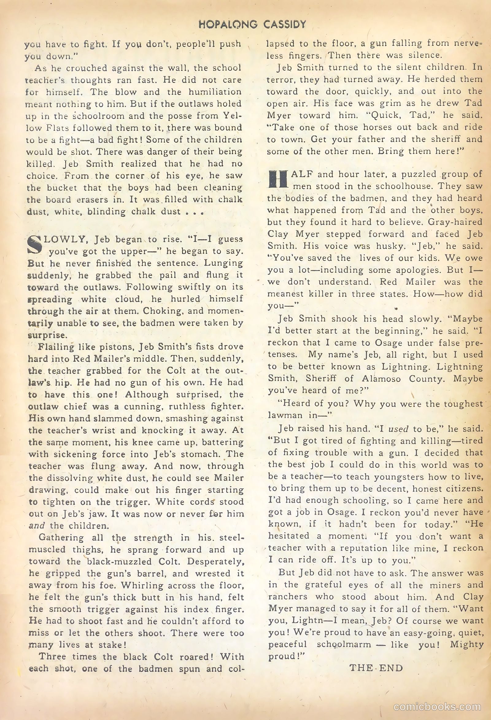 Hopalong Cassidy #43 (1950) — page 34 of 52
