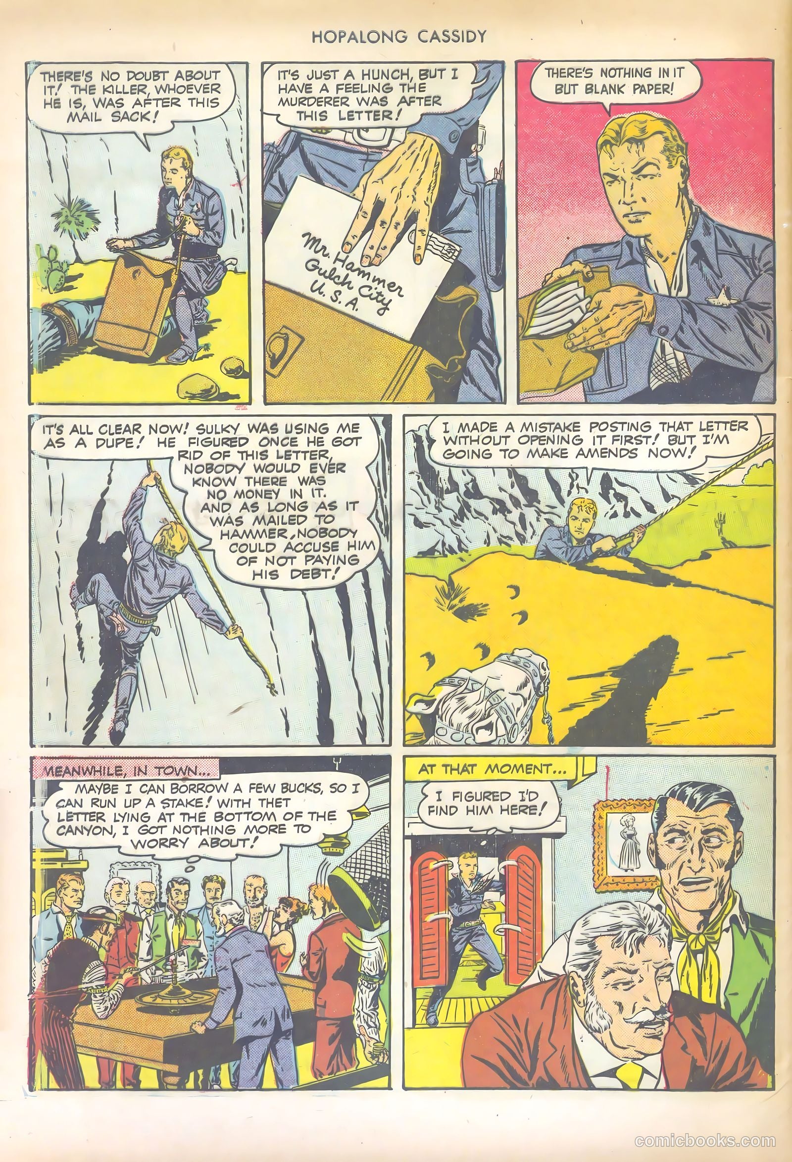 Hopalong Cassidy #43 (1950) — page 48 of 52