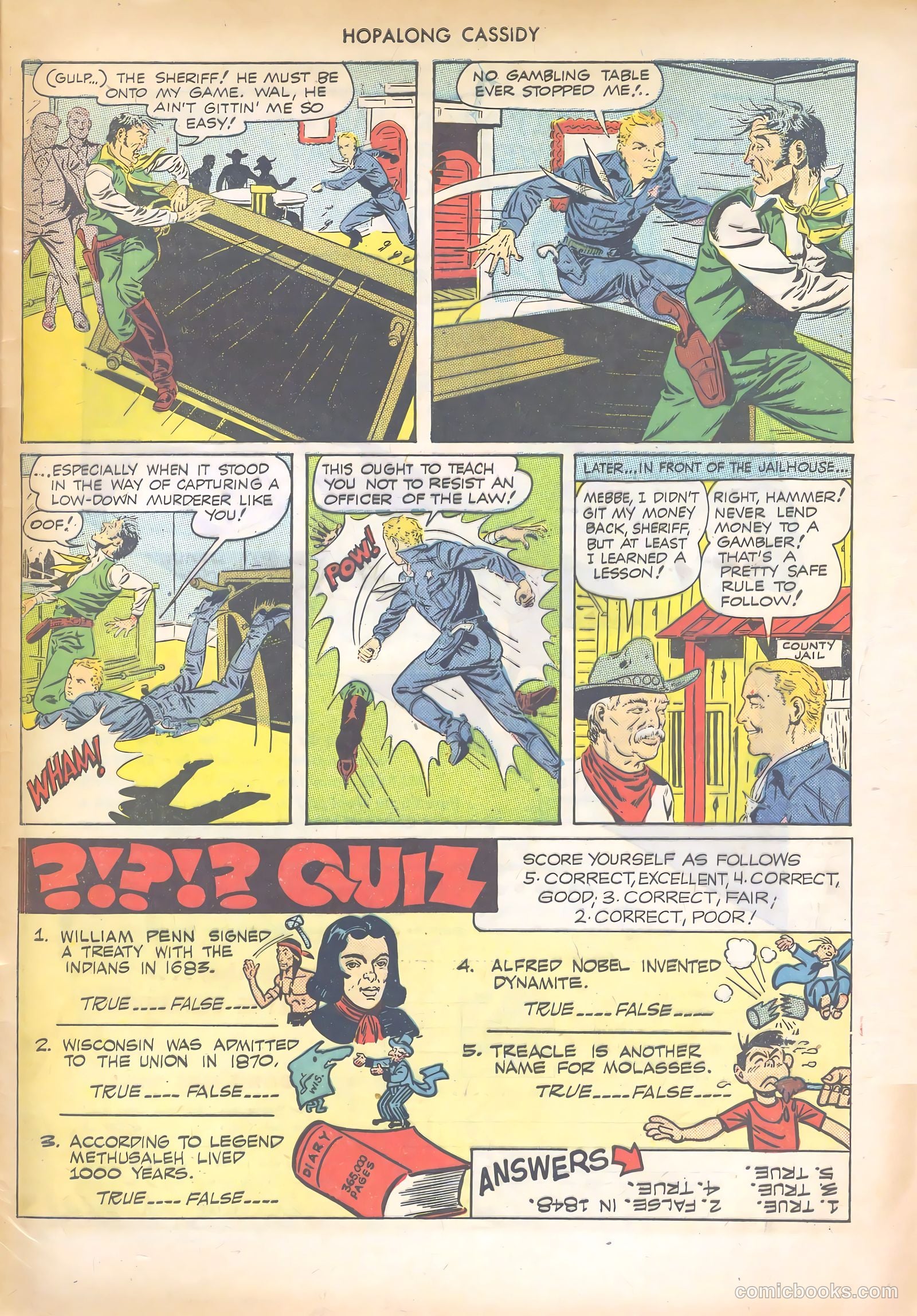 Hopalong Cassidy #43 (1950) — page 49 of 52