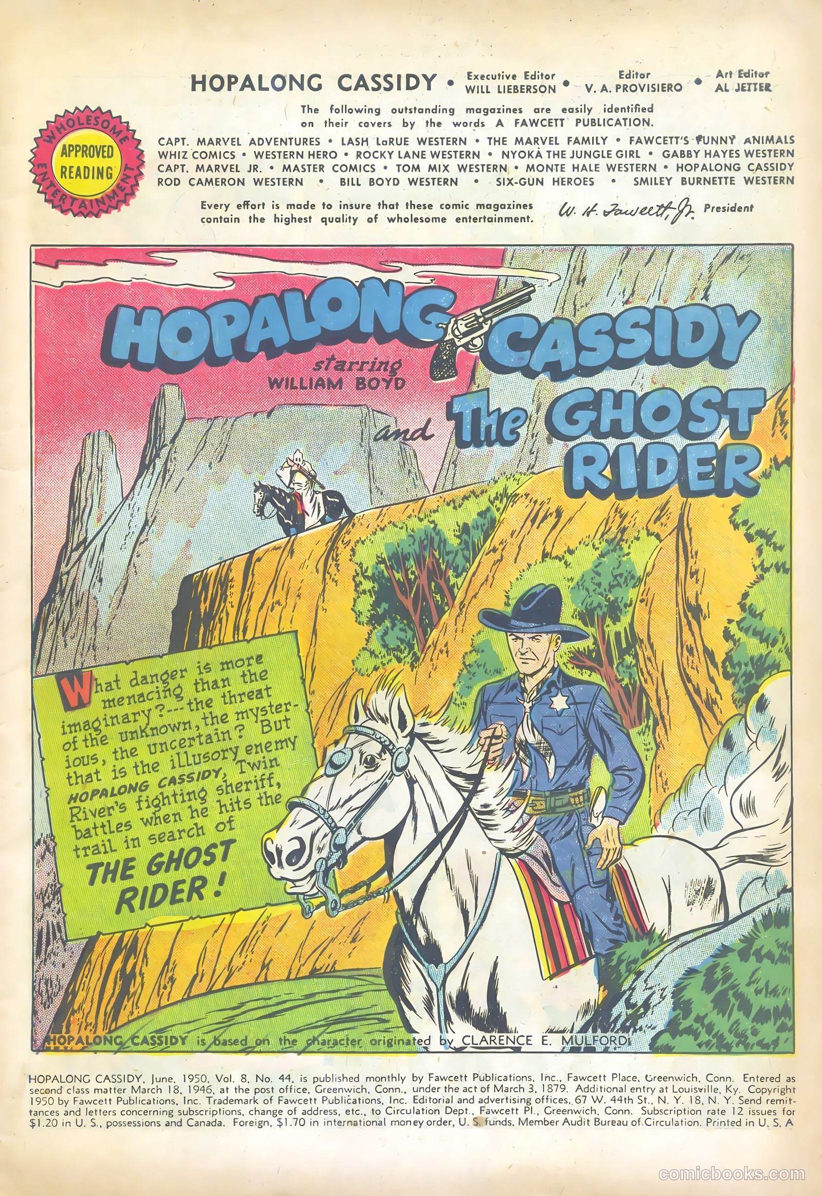 Hopalong Cassidy #44 (1950) — page 3 of 36