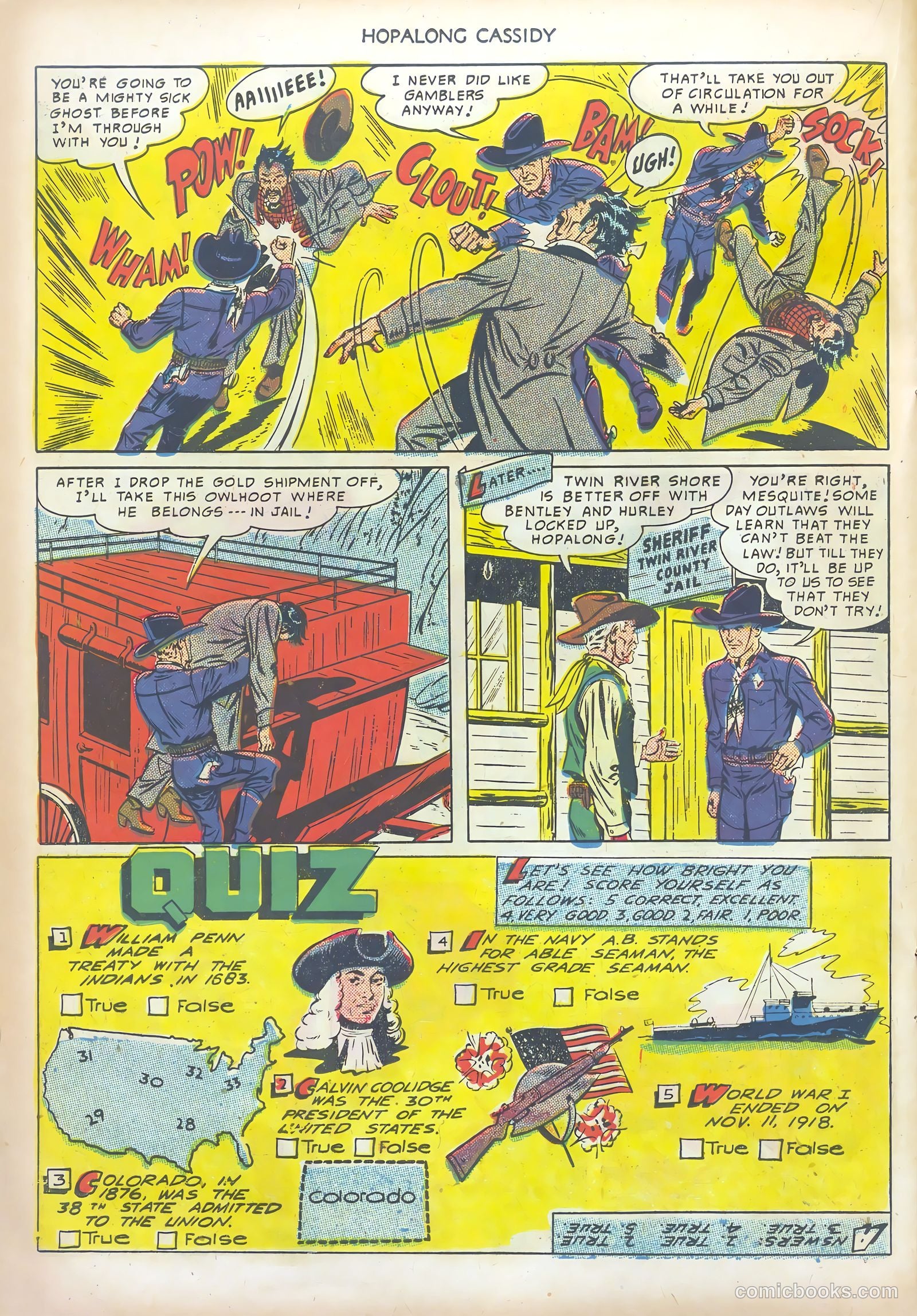 Hopalong Cassidy #44 (1950) — page 22 of 36