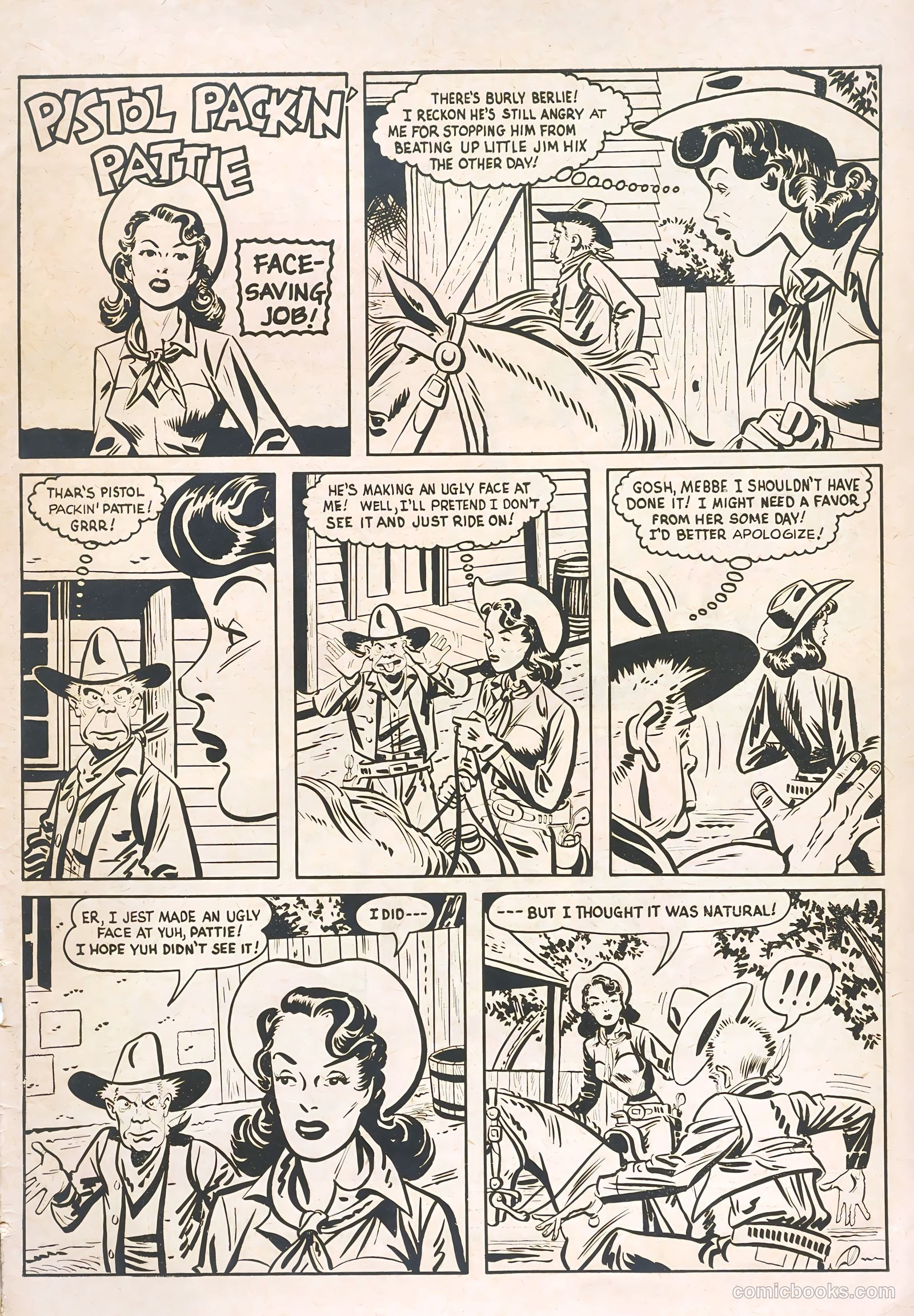 Hopalong Cassidy #44 (1950) — page 35 of 36