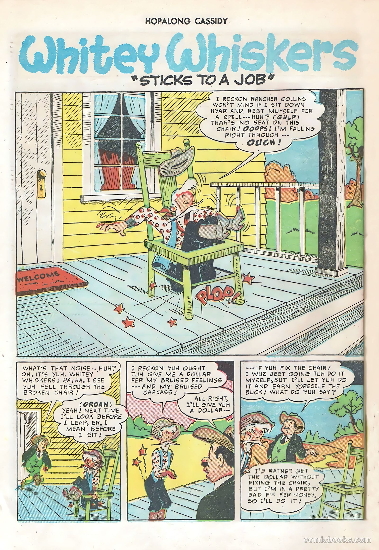 Hopalong Cassidy #45 (1950) — page 36 of 52