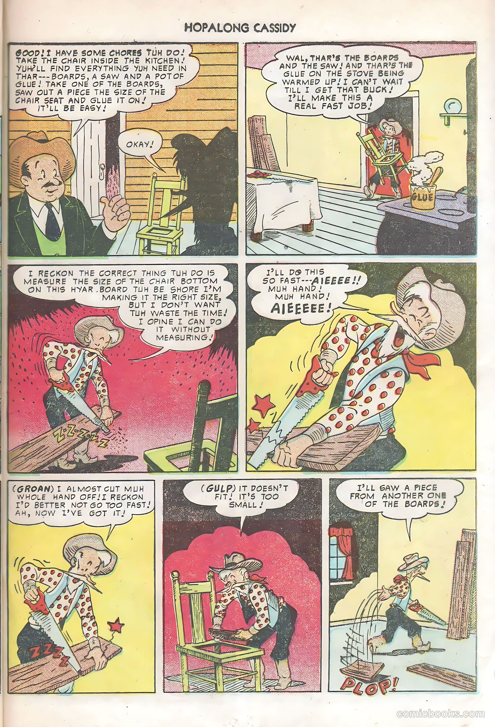 Hopalong Cassidy #45 (1950) — page 37 of 52