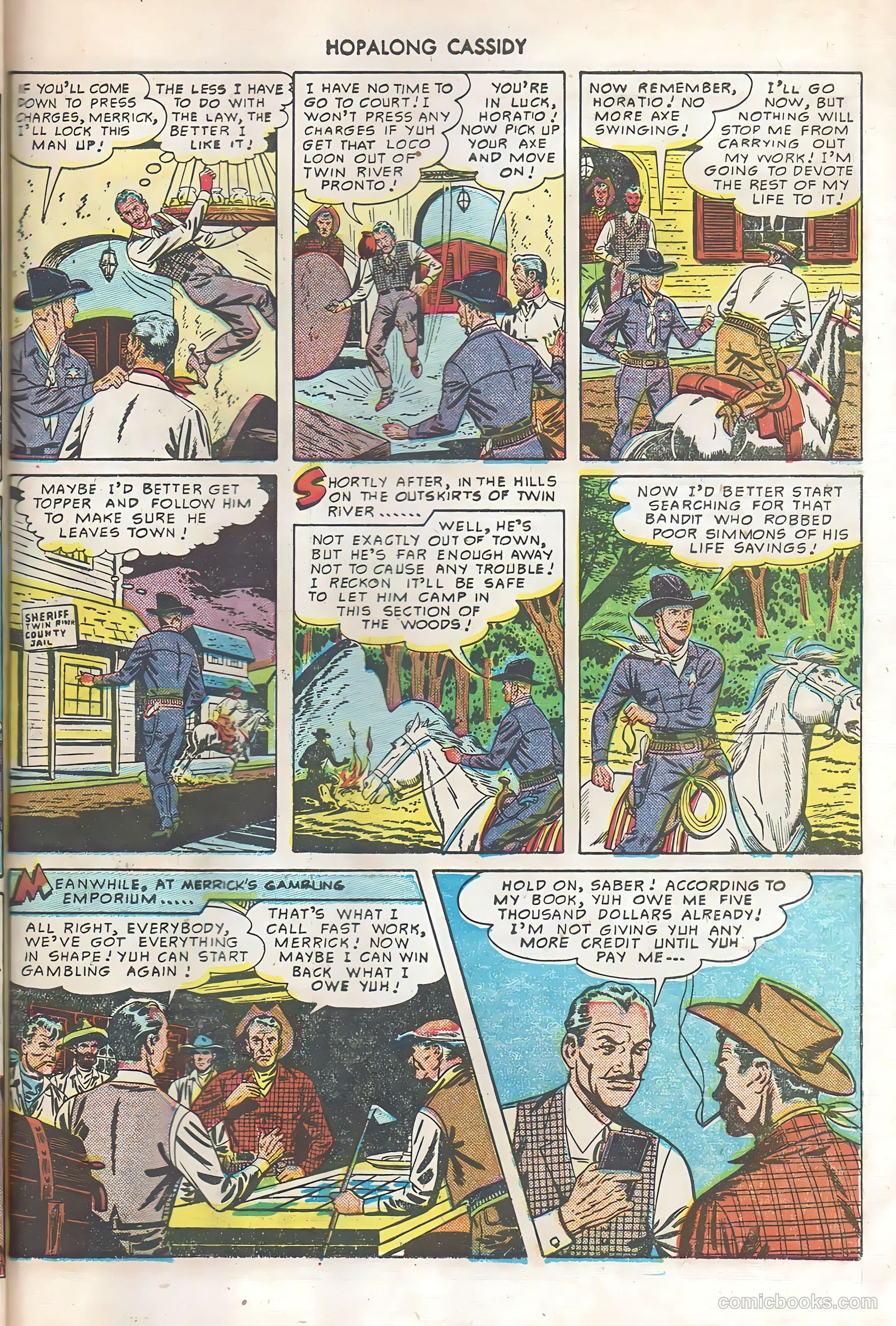 Hopalong Cassidy #45 (1950) — page 43 of 52