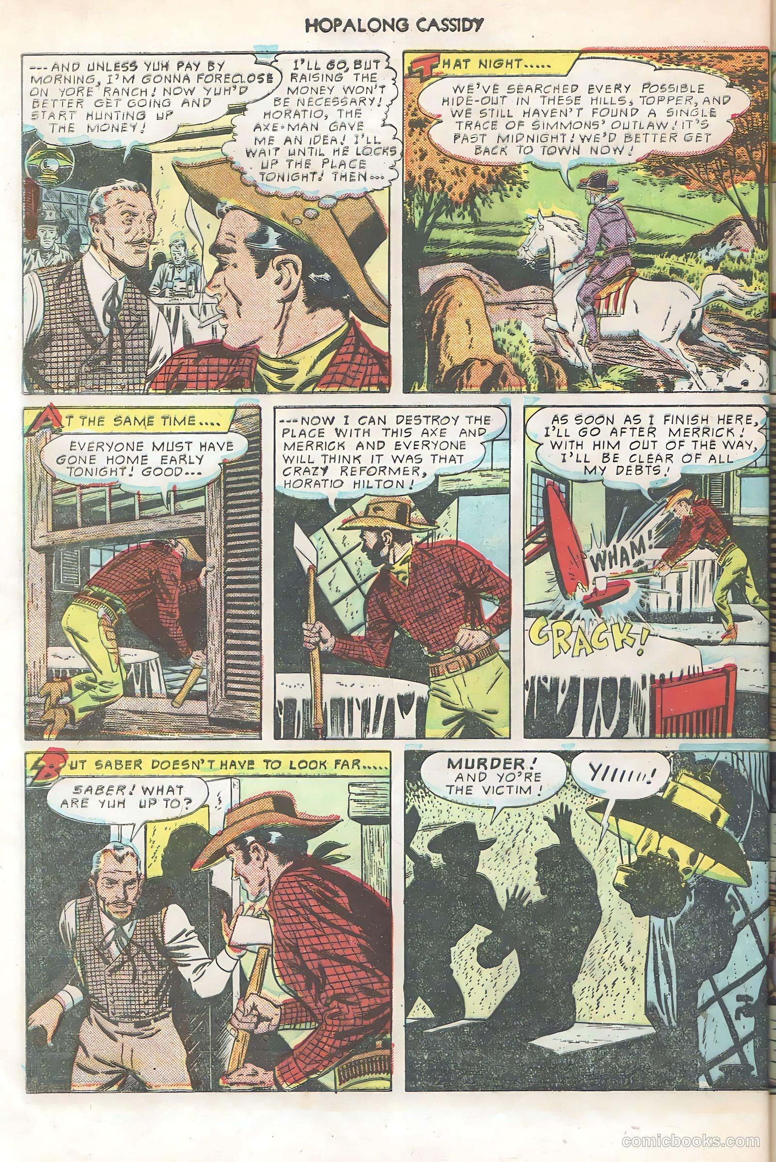 Hopalong Cassidy #45 (1950) — page 44 of 52