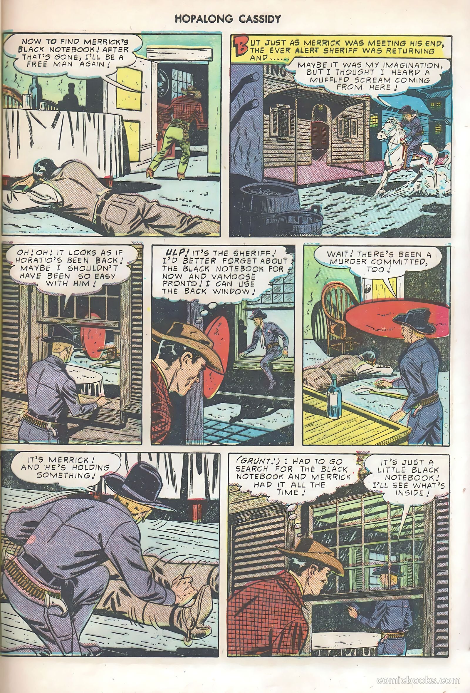 Hopalong Cassidy #45 (1950) — page 45 of 52