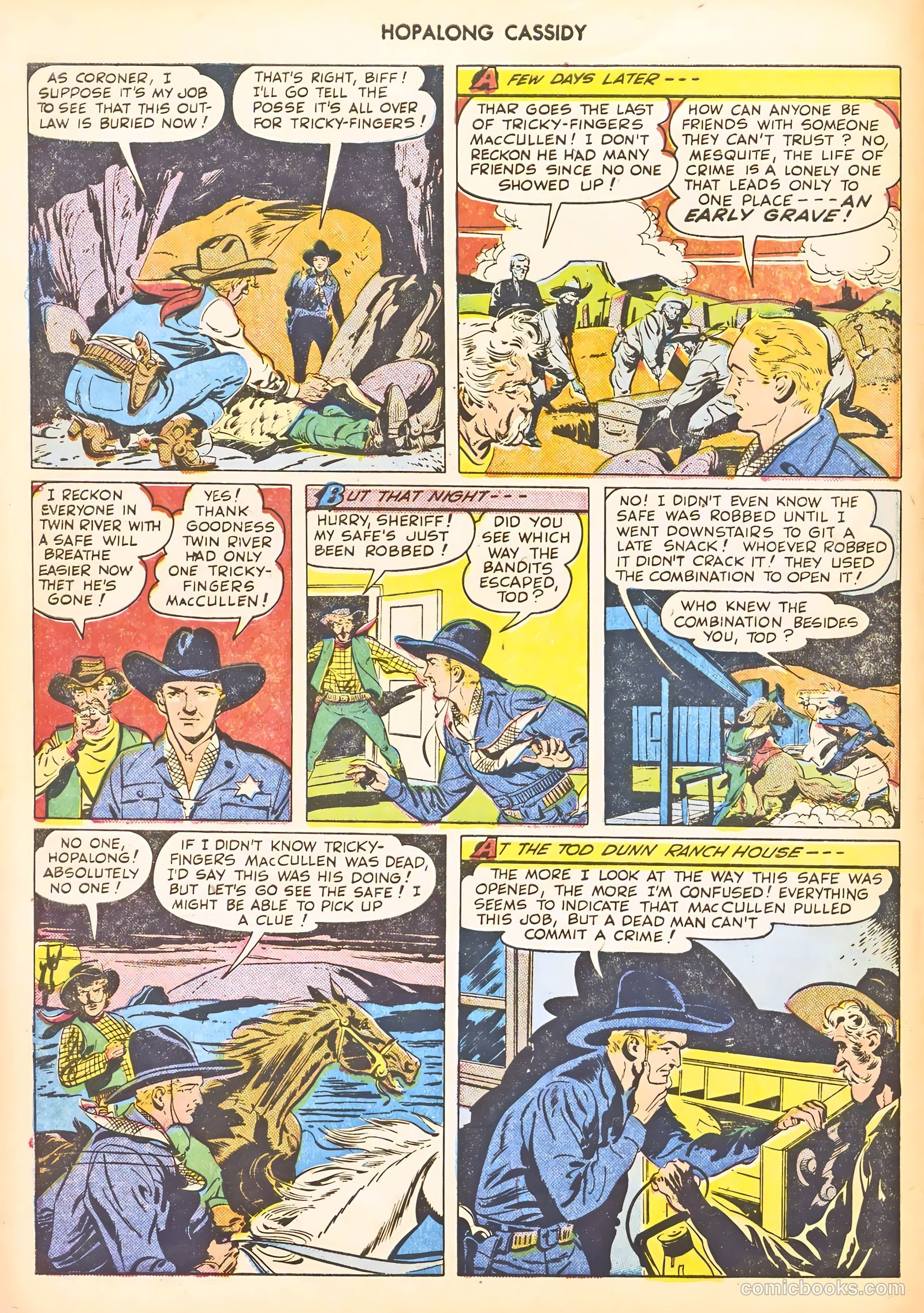 Hopalong Cassidy #46 (1950) — page 22 of 52