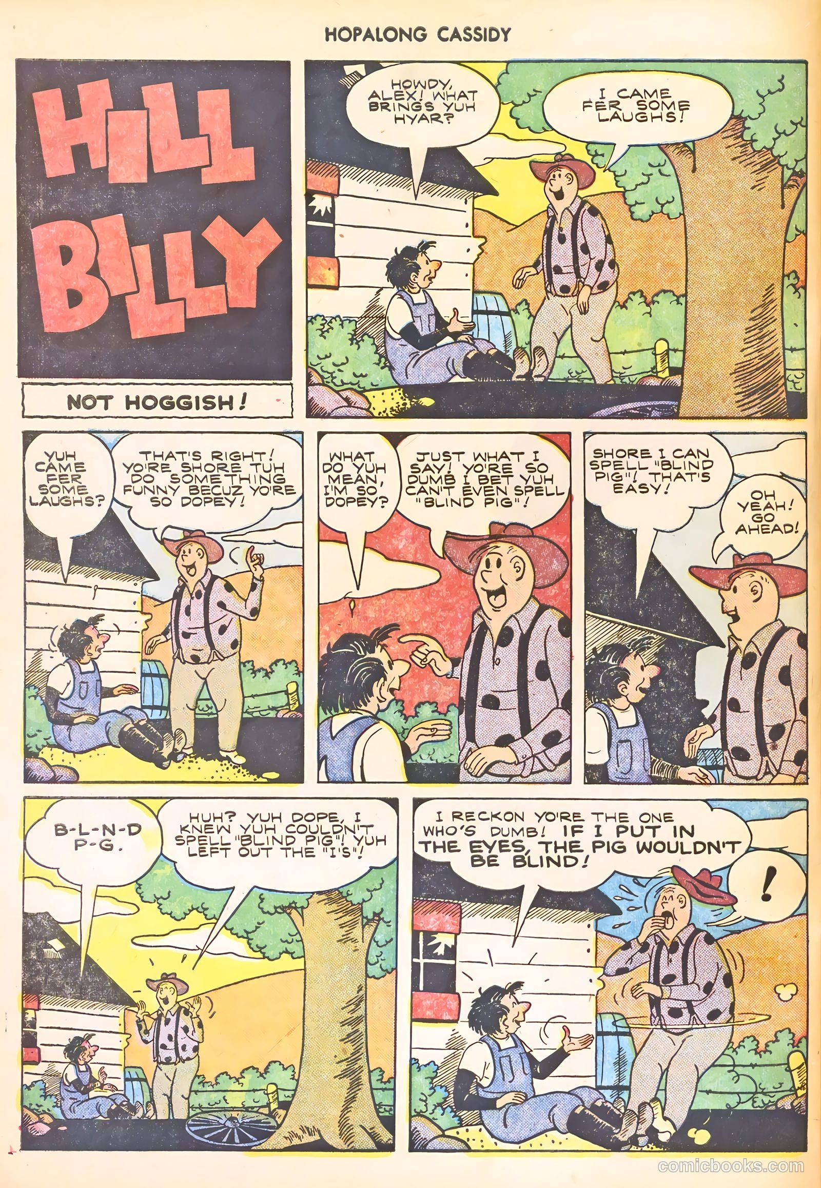 Hopalong Cassidy #46 (1950) — page 34 of 52