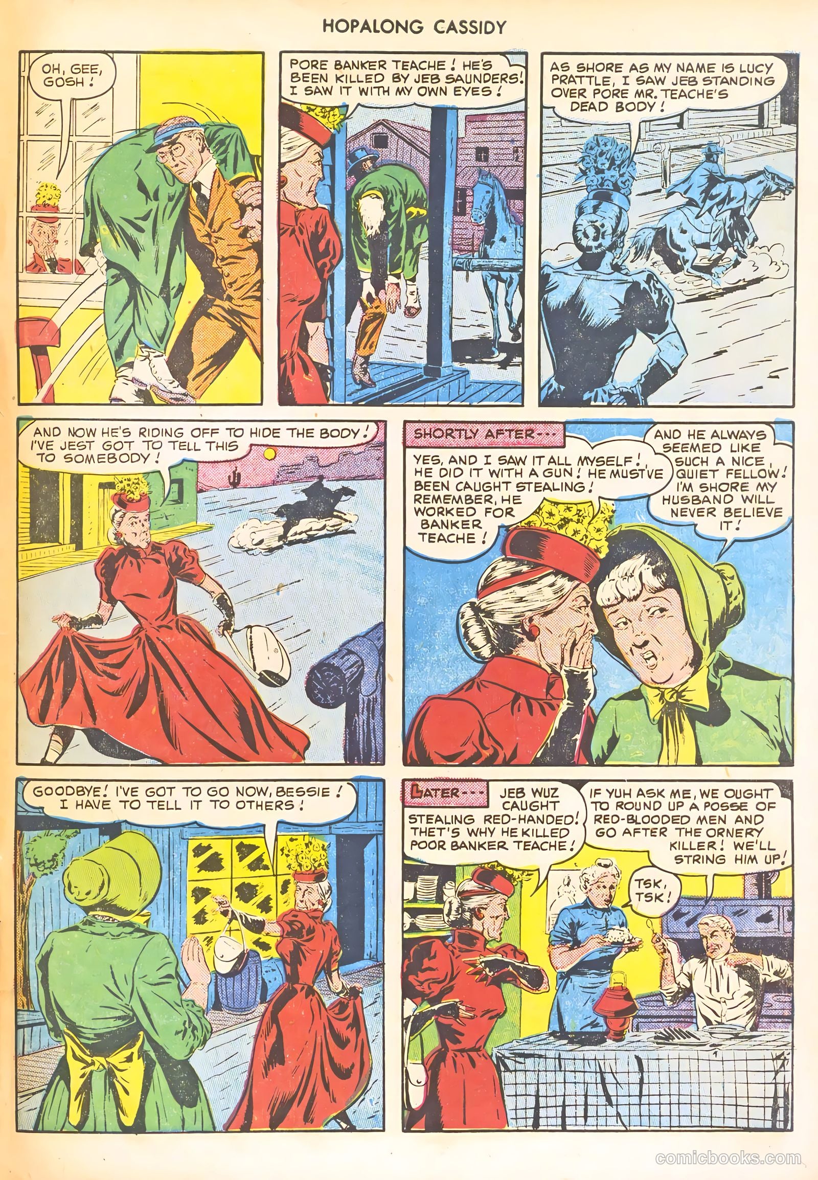 Hopalong Cassidy #46 (1950) — page 43 of 52