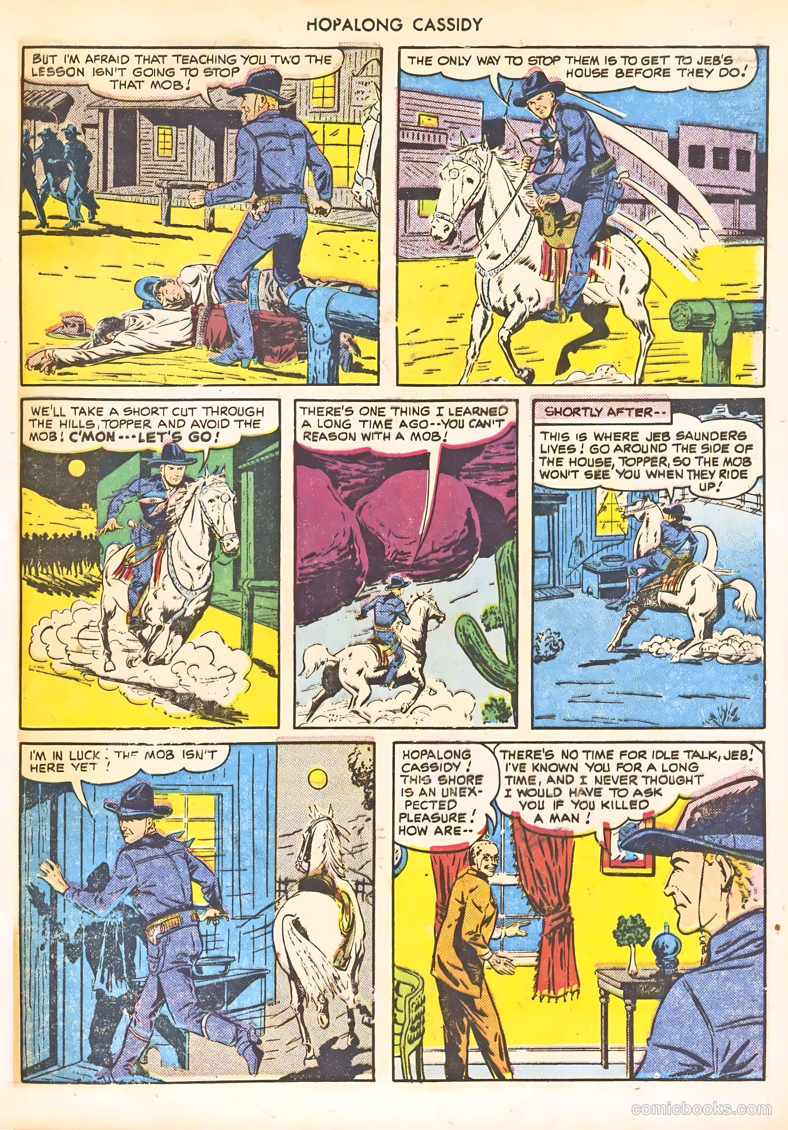 Hopalong Cassidy #46 (1950) — page 45 of 52
