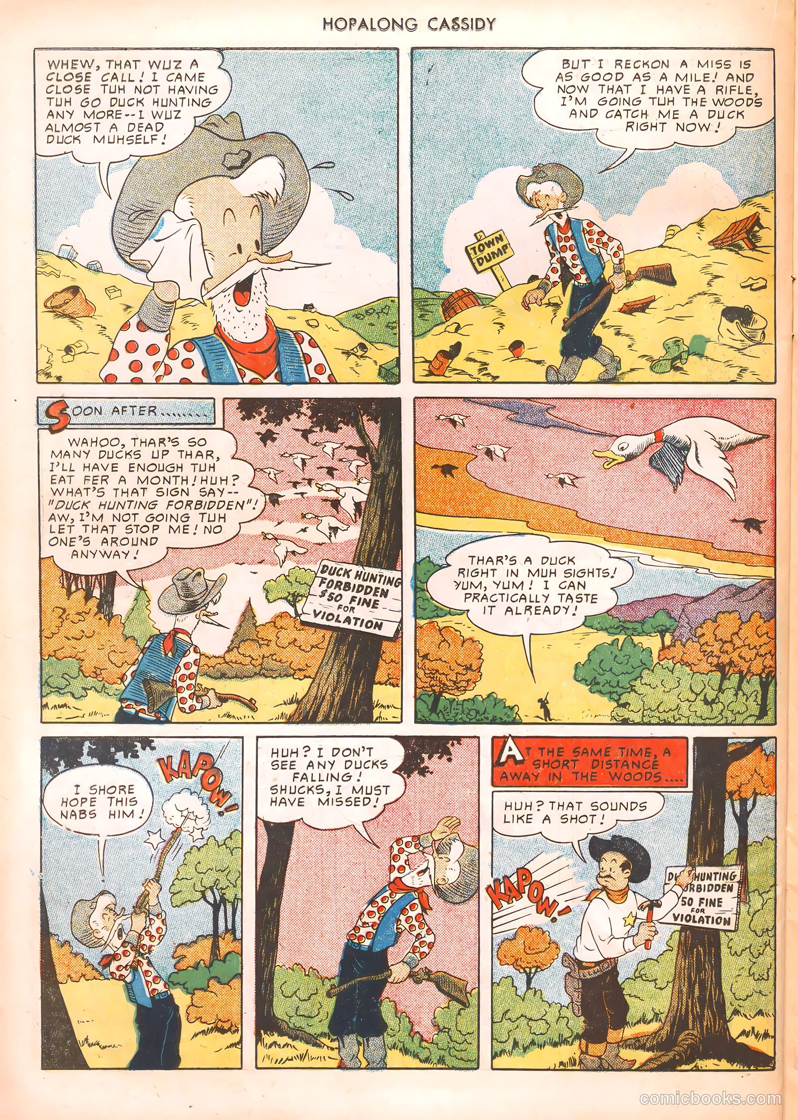 Hopalong Cassidy #47 (1950) — page 38 of 52