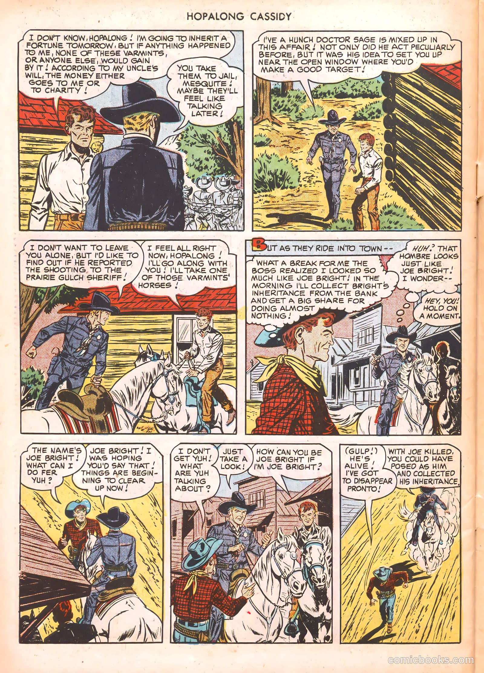 Hopalong Cassidy #47 (1950) — page 46 of 52
