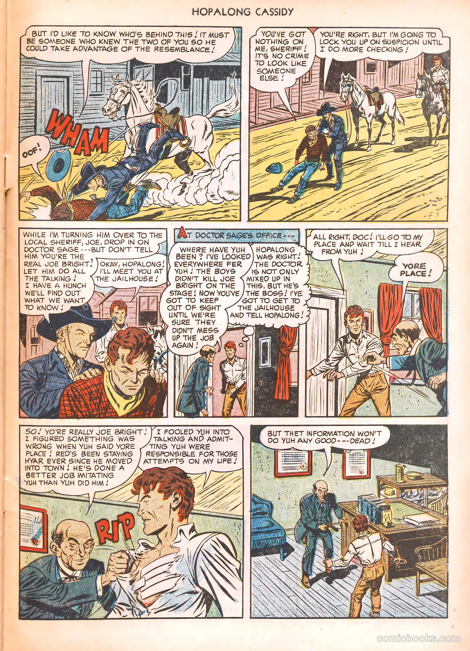 Hopalong Cassidy #47 (1950) — page 47 of 52