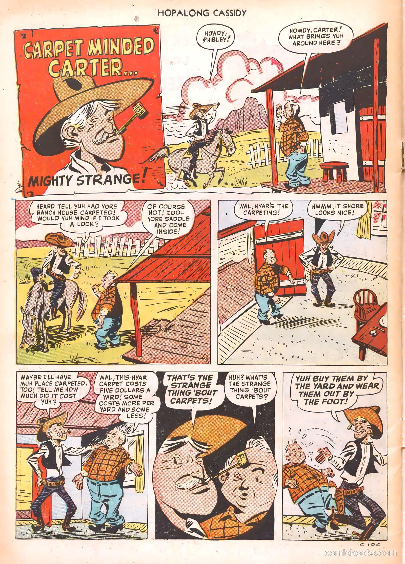 Hopalong Cassidy #47 (1950) — page 50 of 52