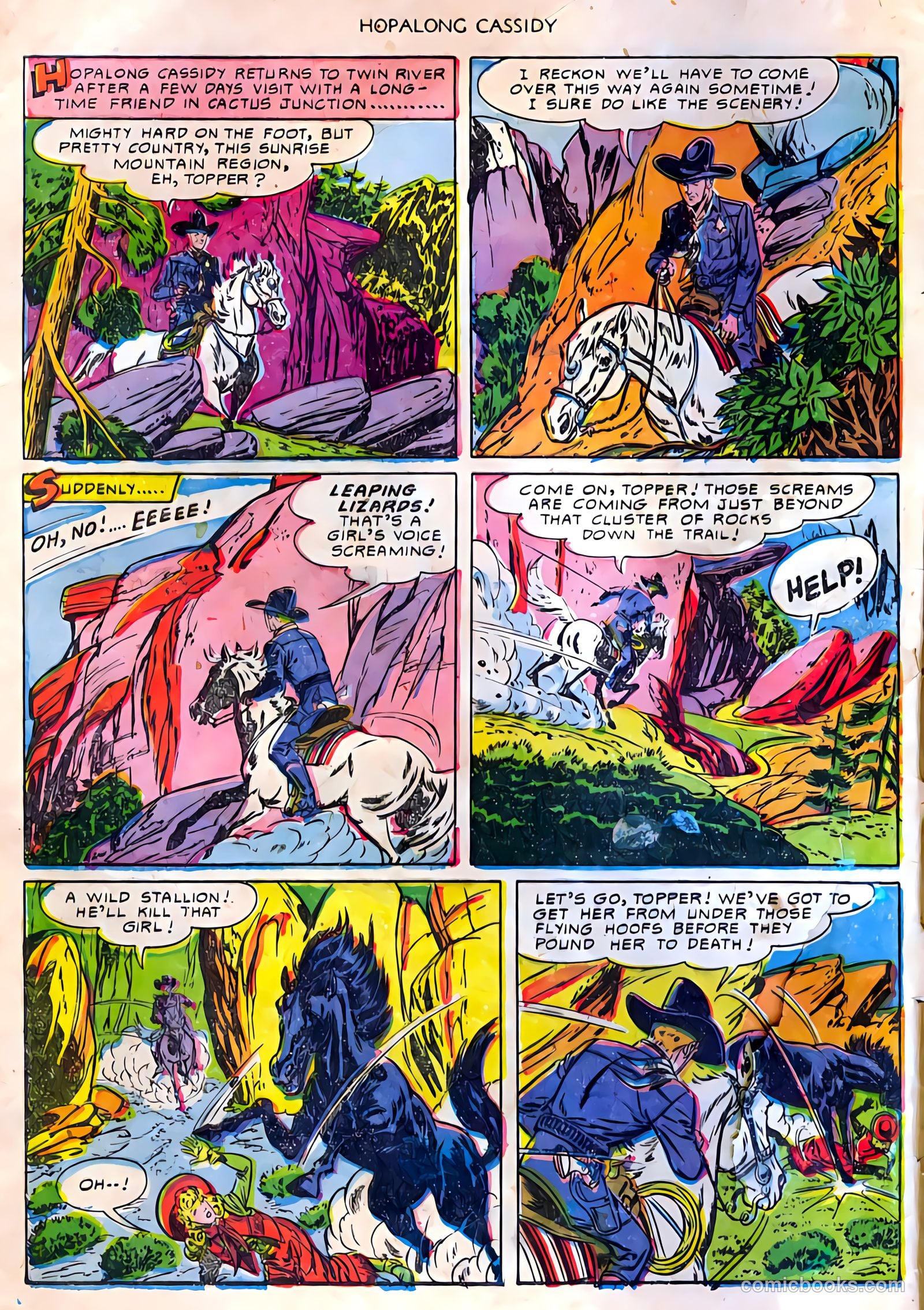 Hopalong Cassidy #48 (1950) — page 4 of 36