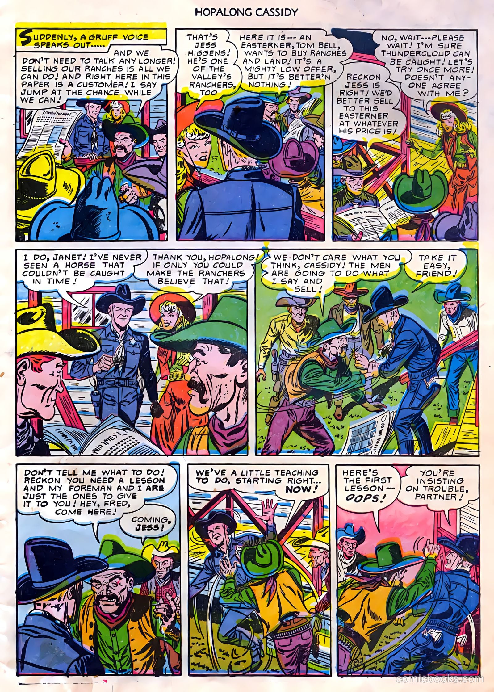 Hopalong Cassidy #48 (1950) — page 7 of 36