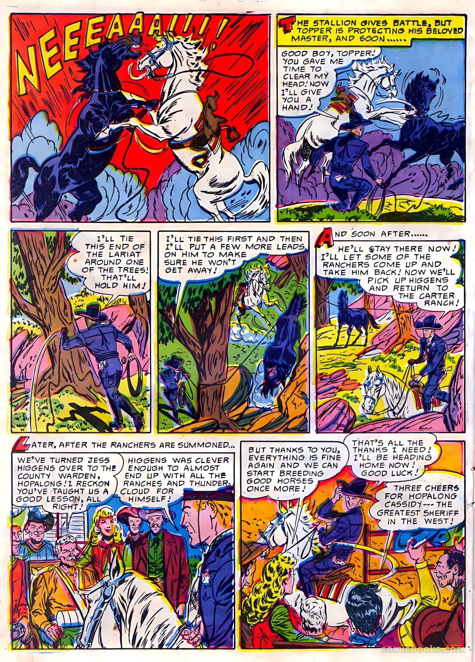 Hopalong Cassidy #48 (1950) — page 22 of 36