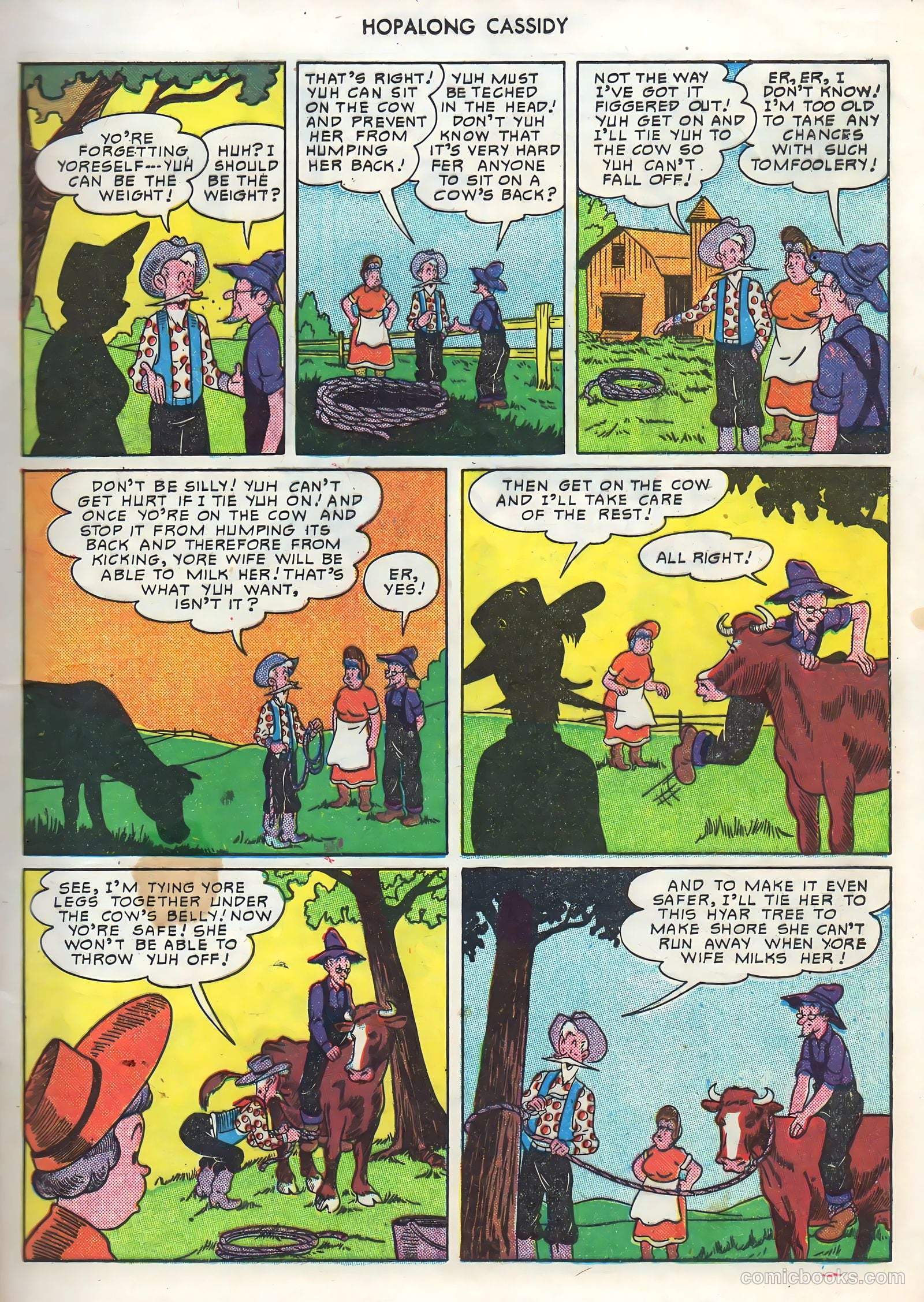 Hopalong Cassidy #49 (1950) — page 17 of 52