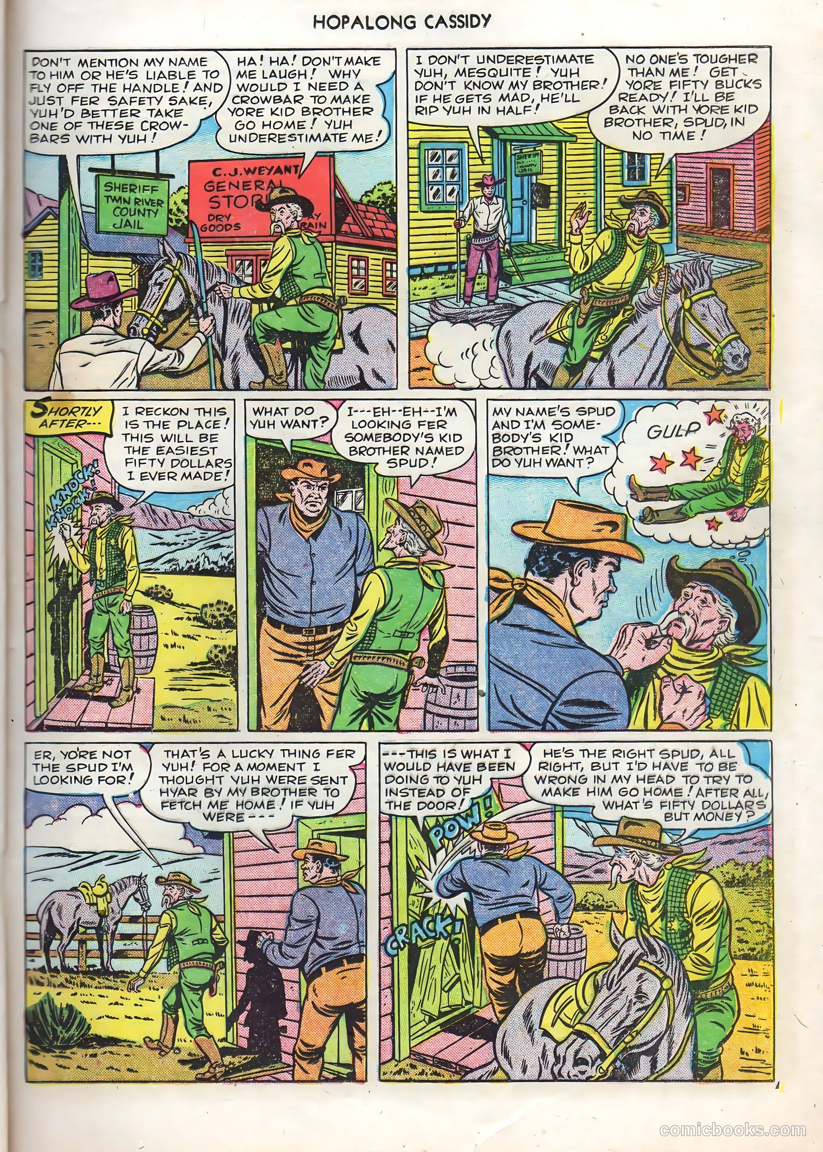Hopalong Cassidy #49 (1950) — page 29 of 52