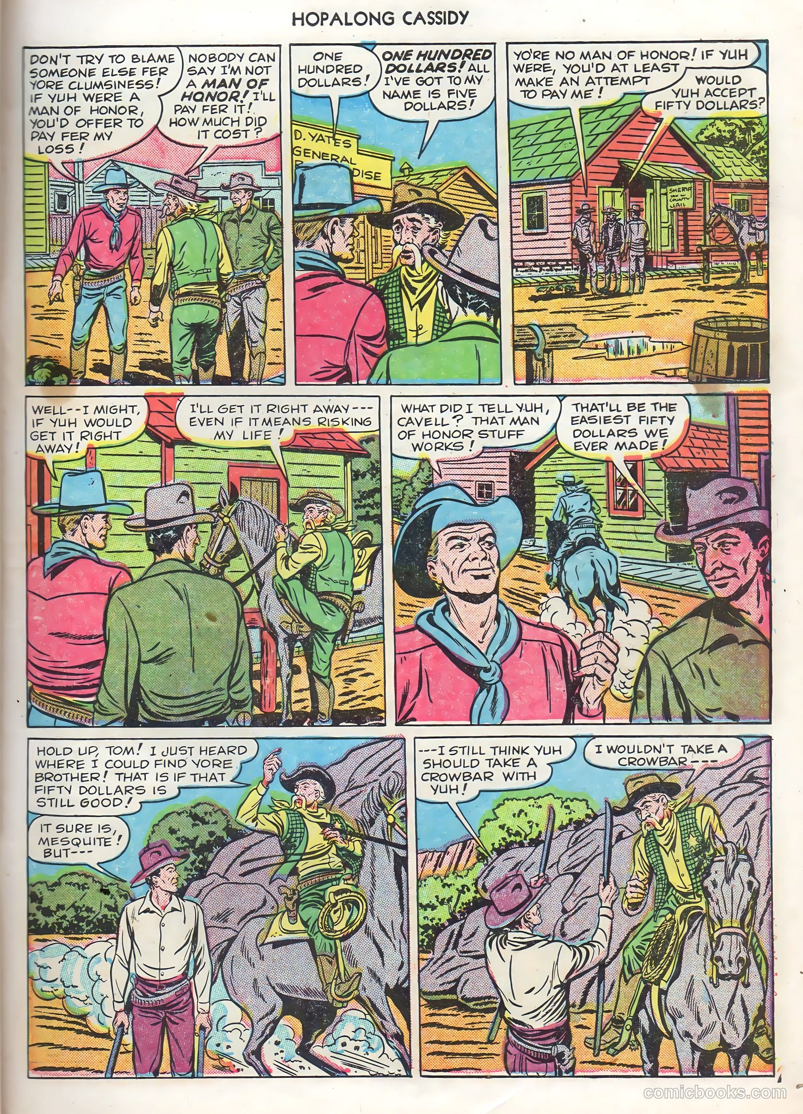 Hopalong Cassidy #49 (1950) — page 31 of 52