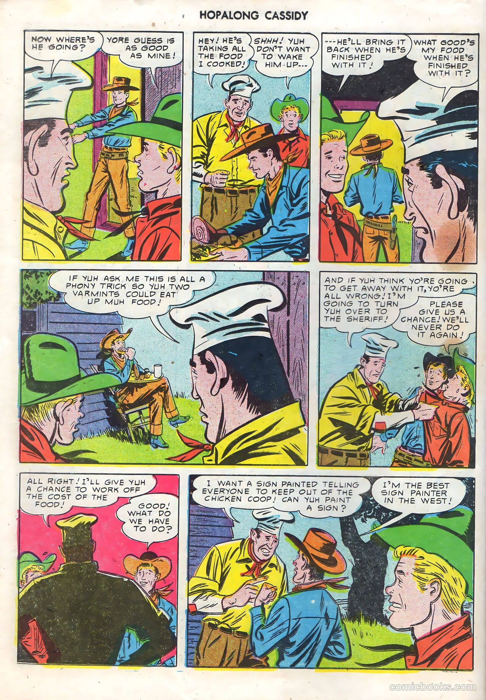 Hopalong Cassidy #49 (1950) — page 38 of 52