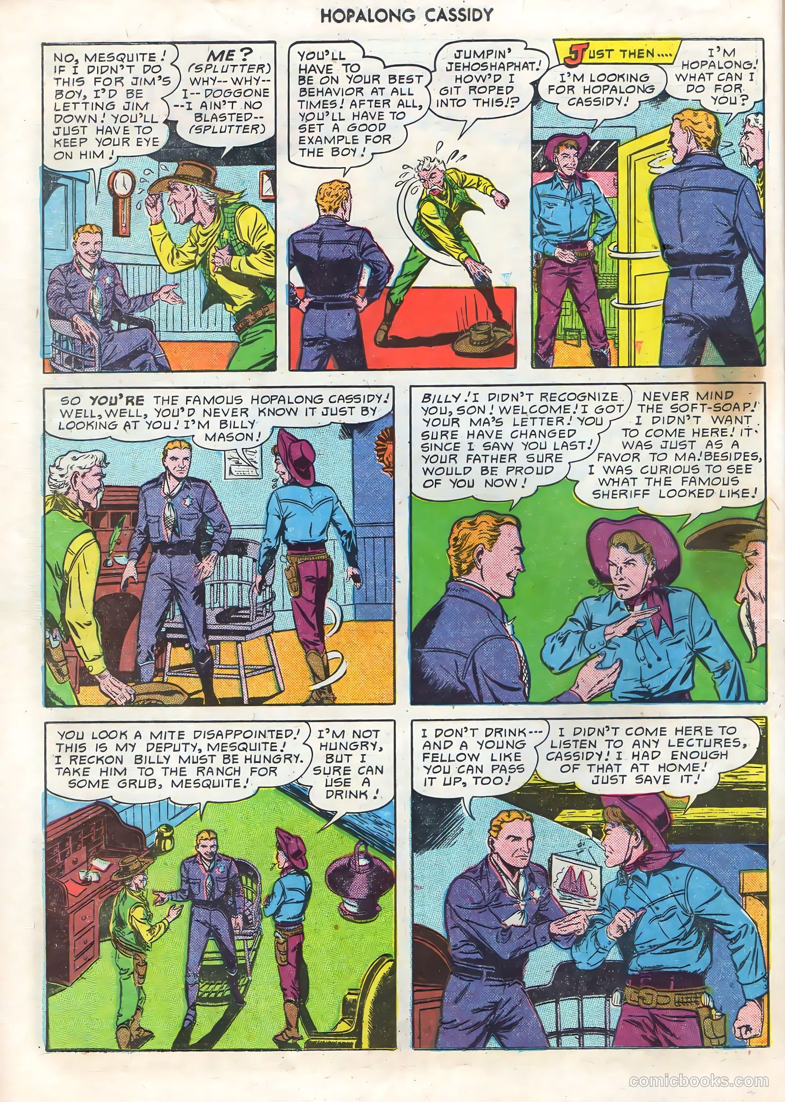 Hopalong Cassidy #49 (1950) — page 42 of 52