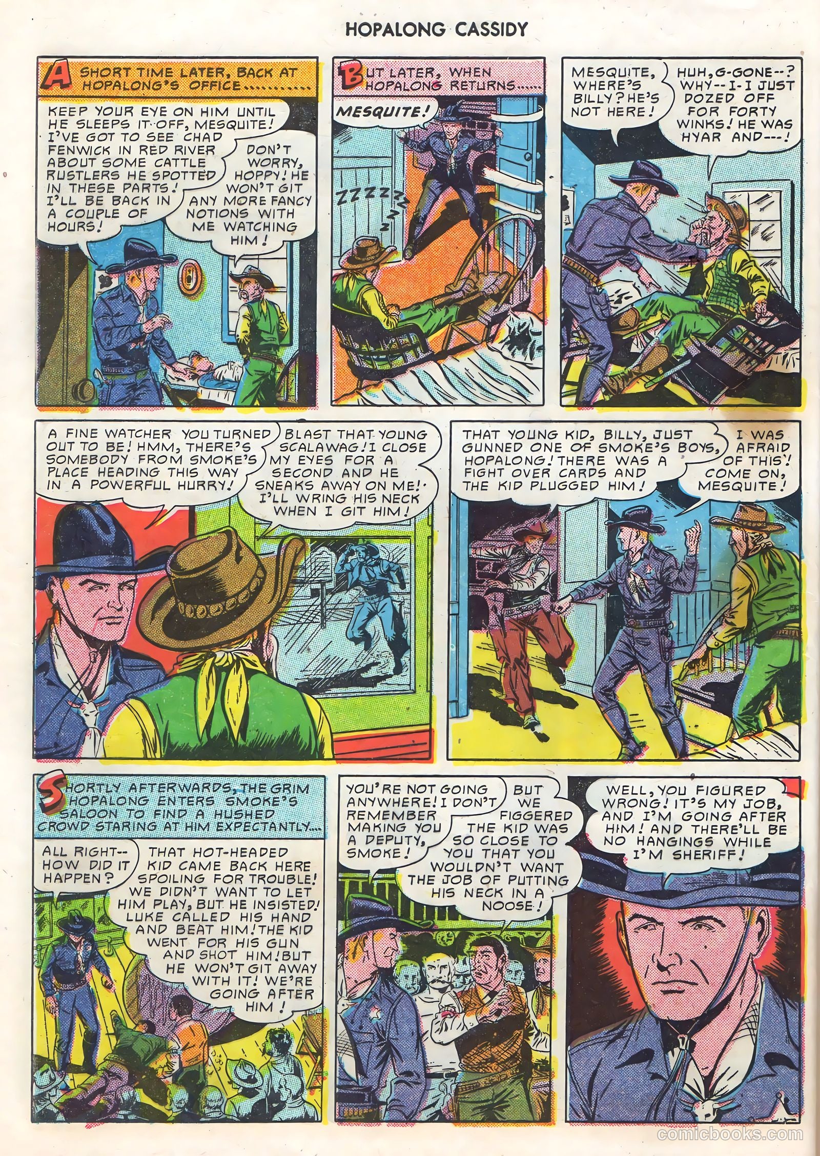 Hopalong Cassidy #49 (1950) — page 44 of 52