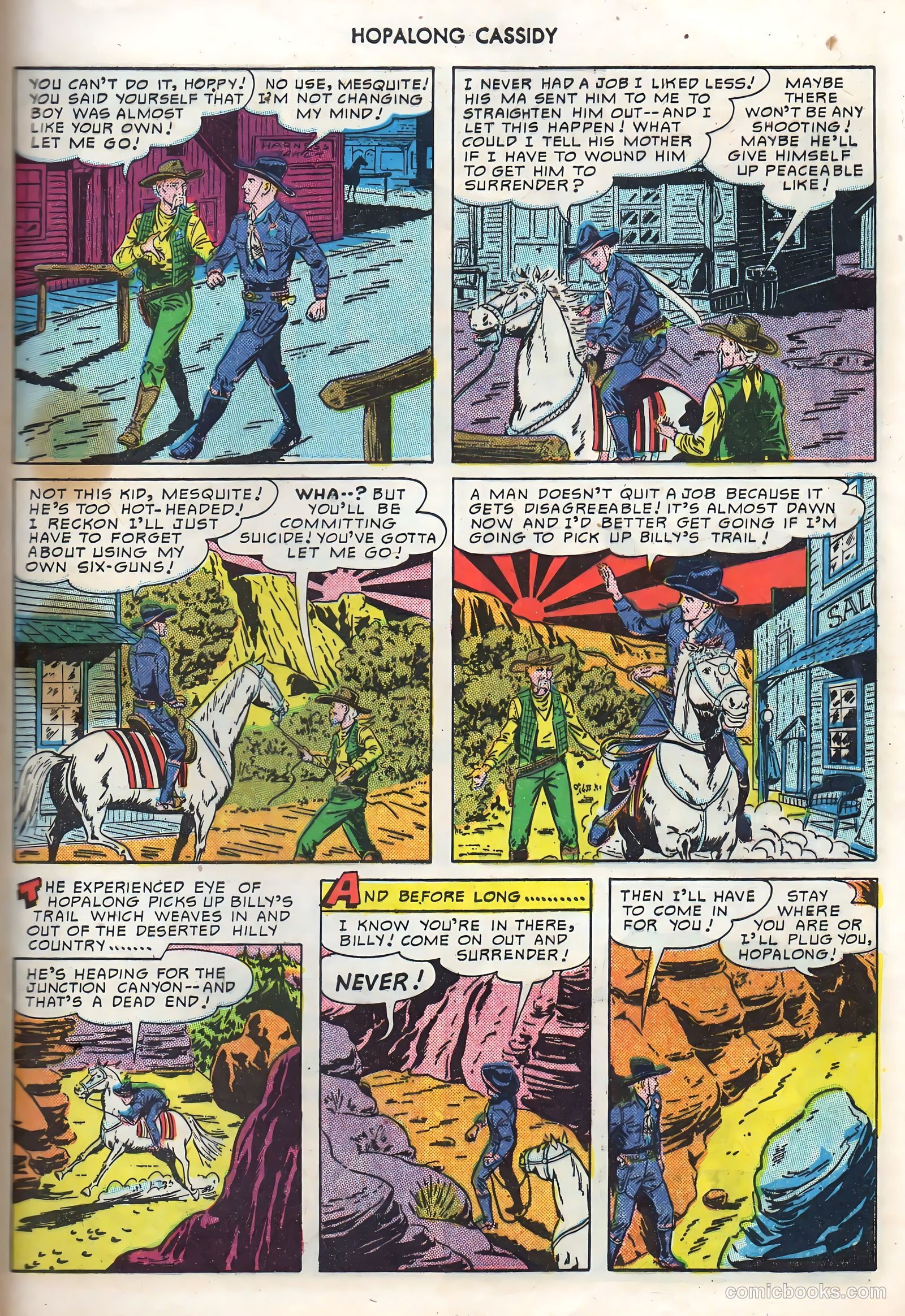 Hopalong Cassidy #49 (1950) — page 45 of 52