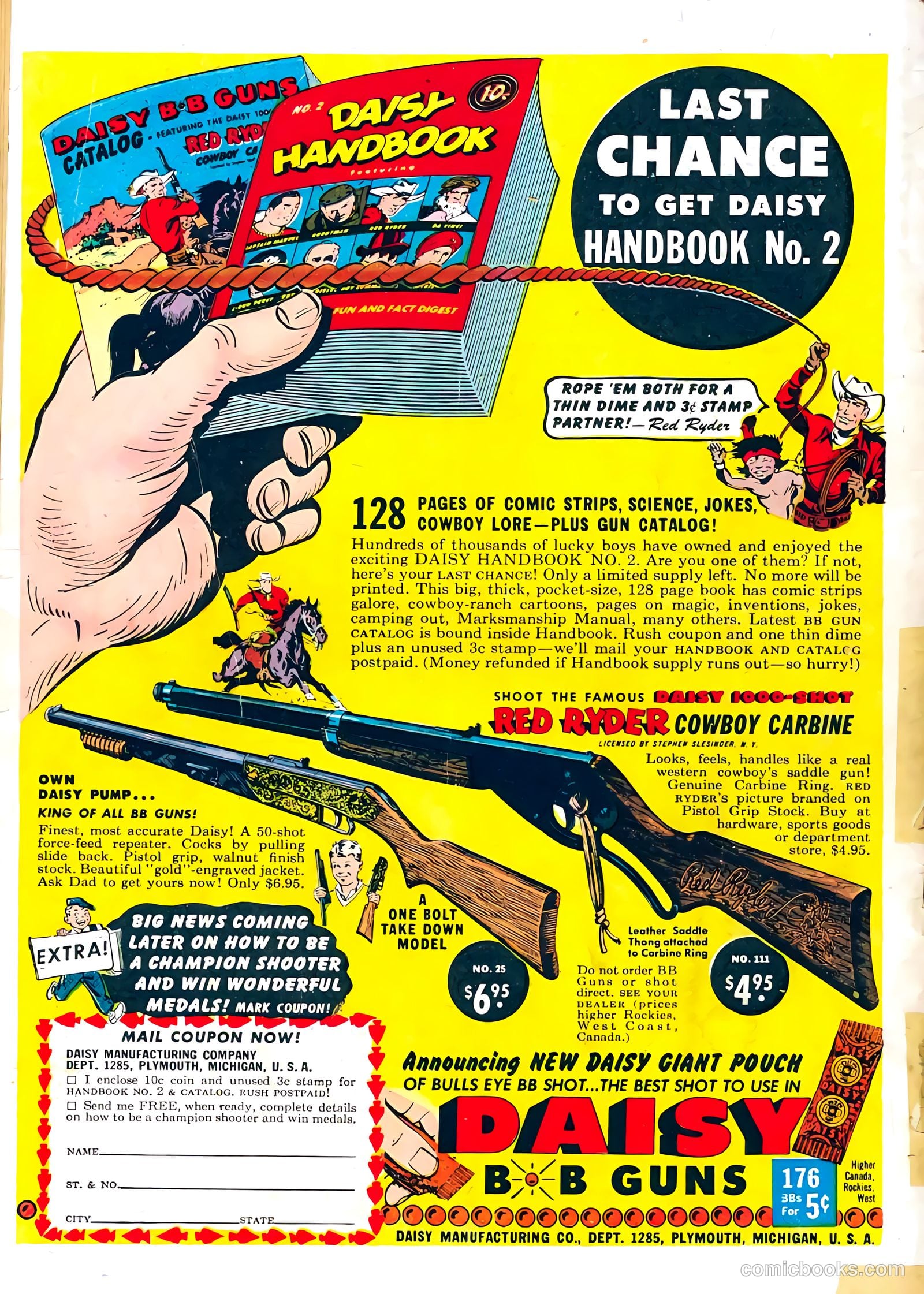 Hopalong Cassidy #49 (1950) — page 52 of 52