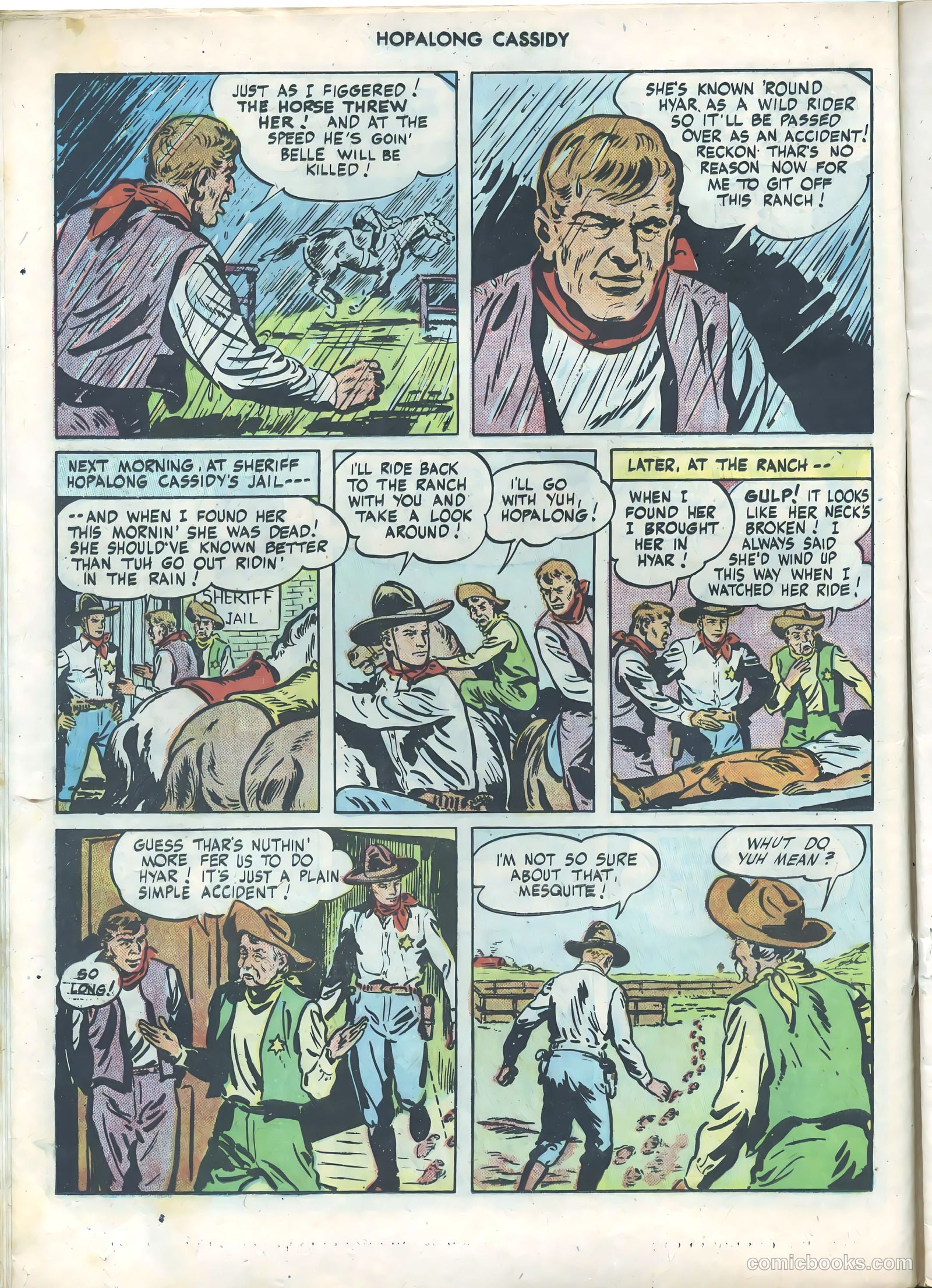 Hopalong Cassidy #5 (1947) — page 18 of 52