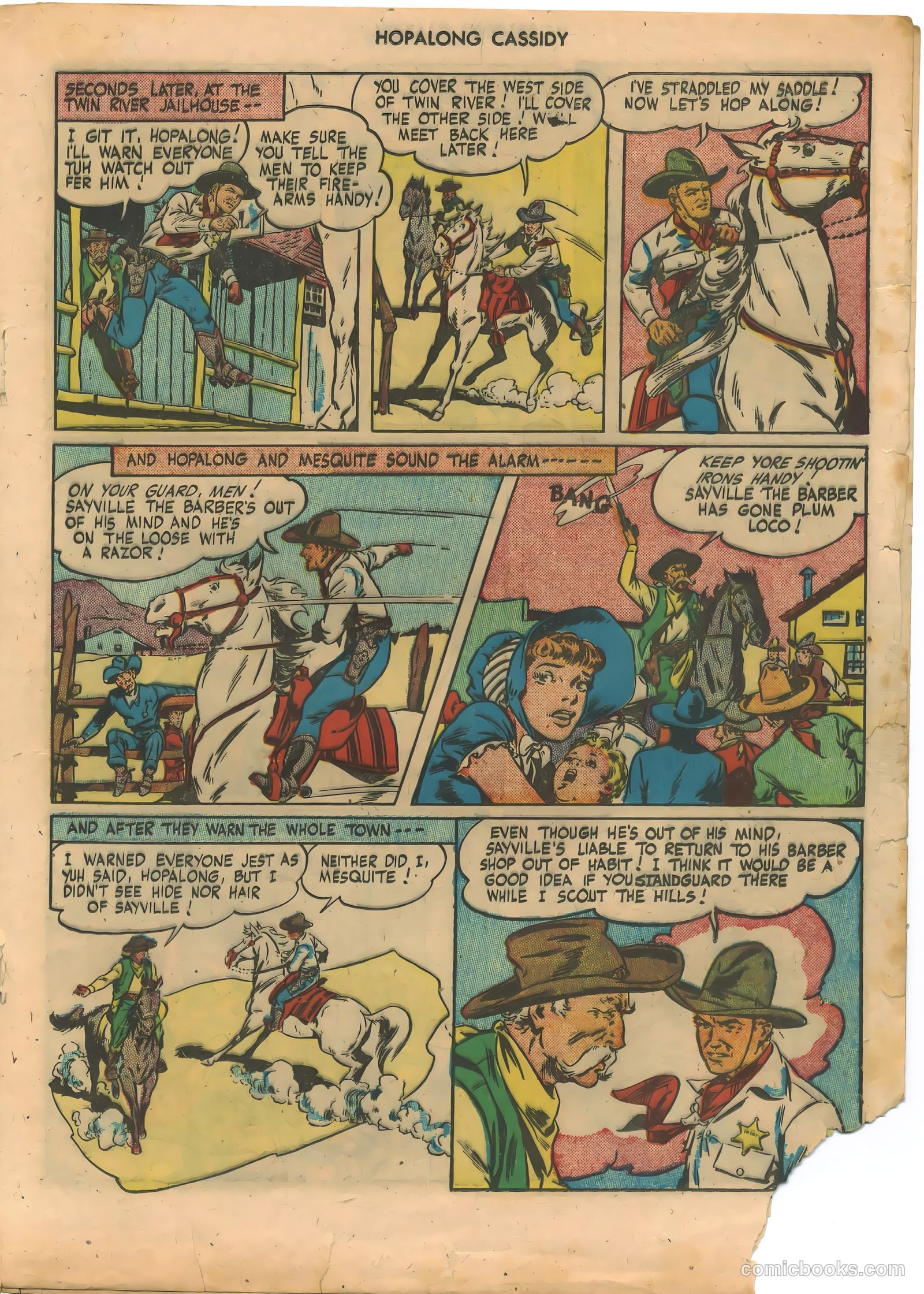 Hopalong Cassidy #5 (1947) — page 27 of 52