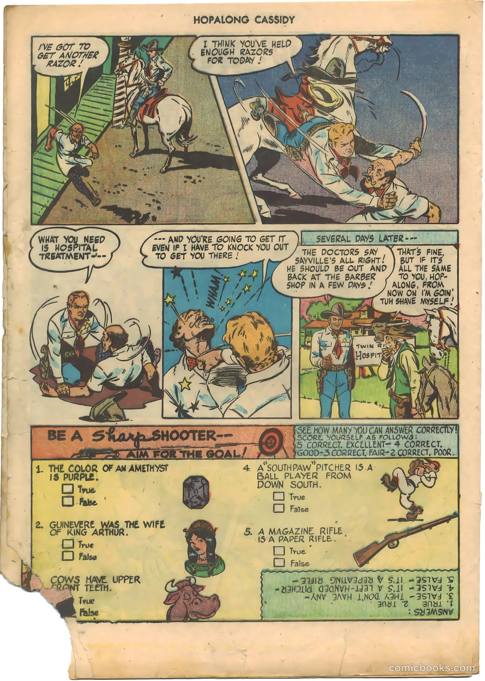 Hopalong Cassidy #5 (1947) — page 30 of 52