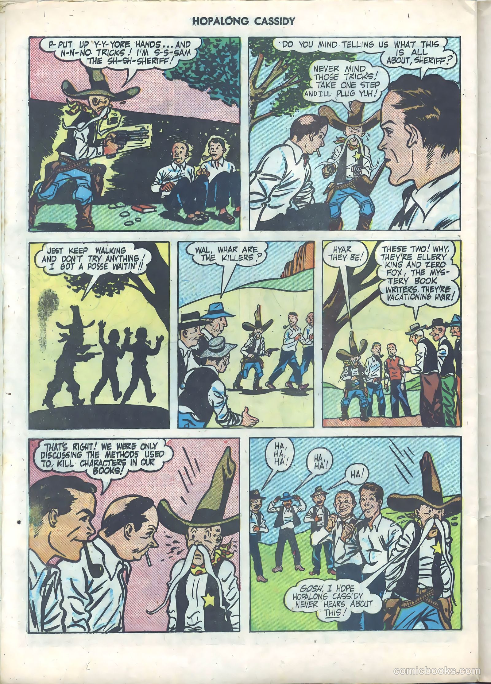 Hopalong Cassidy #5 (1947) — page 36 of 52