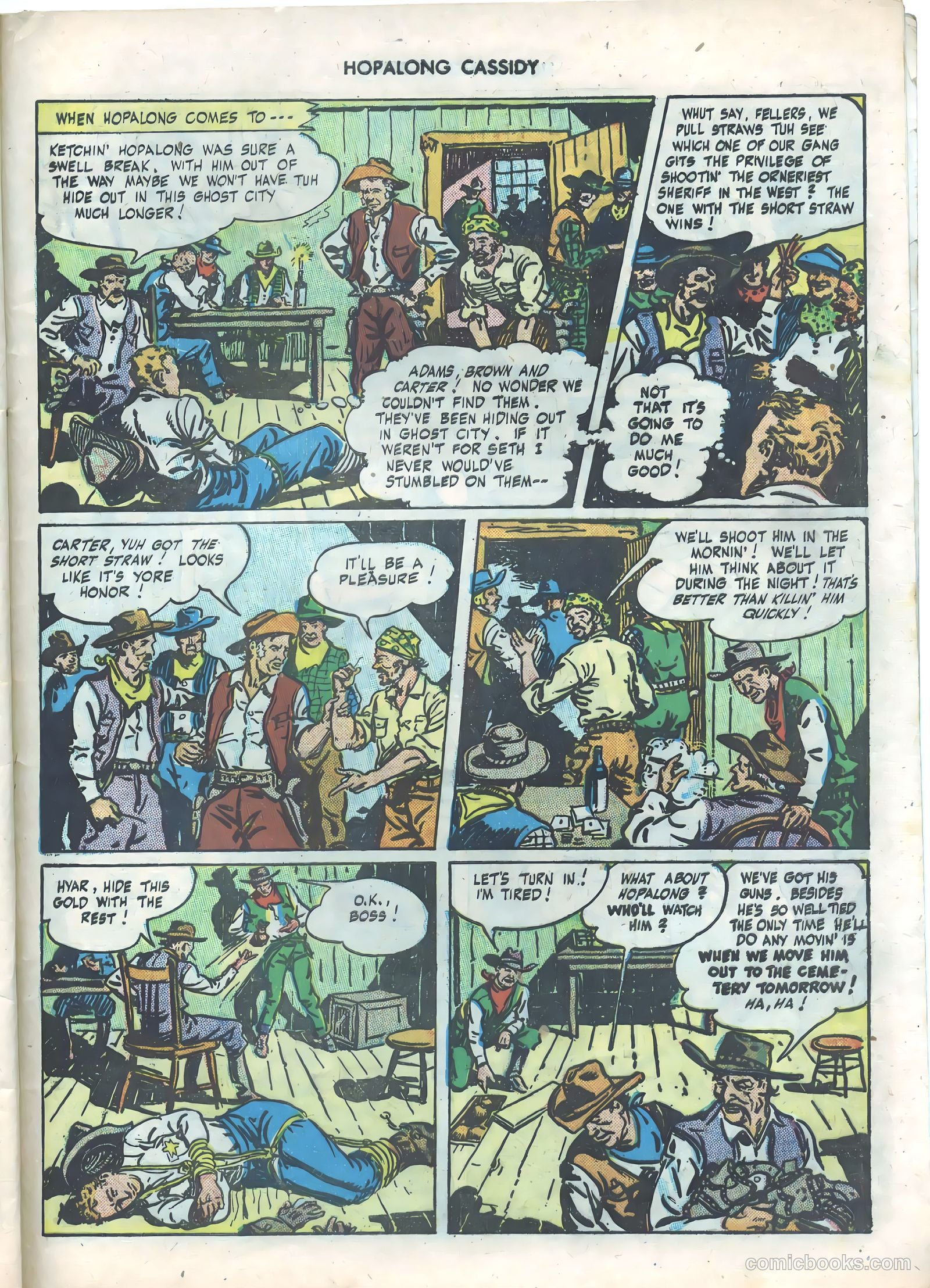 Hopalong Cassidy #5 (1947) — page 41 of 52