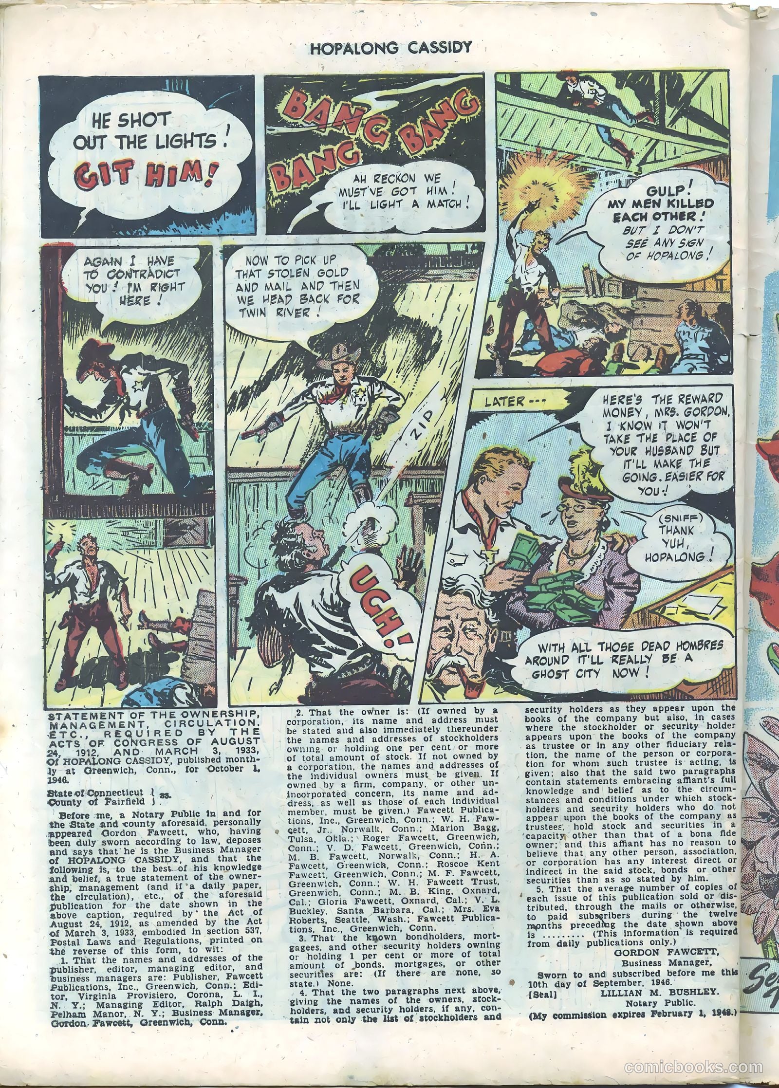 Hopalong Cassidy #5 (1947) — page 48 of 52