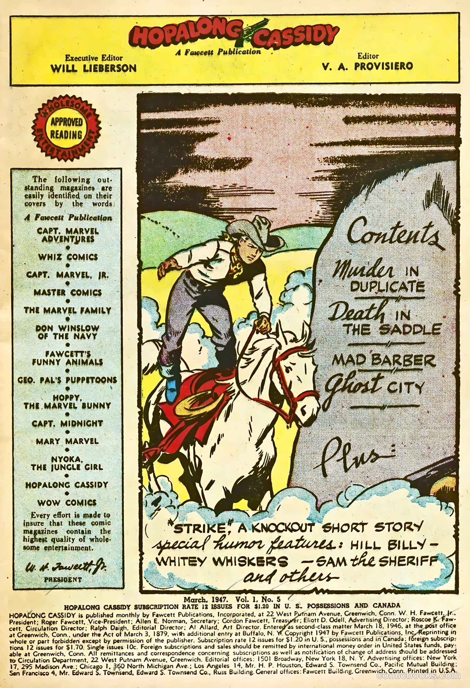 Hopalong Cassidy #5 (1947) — page 3 of 52