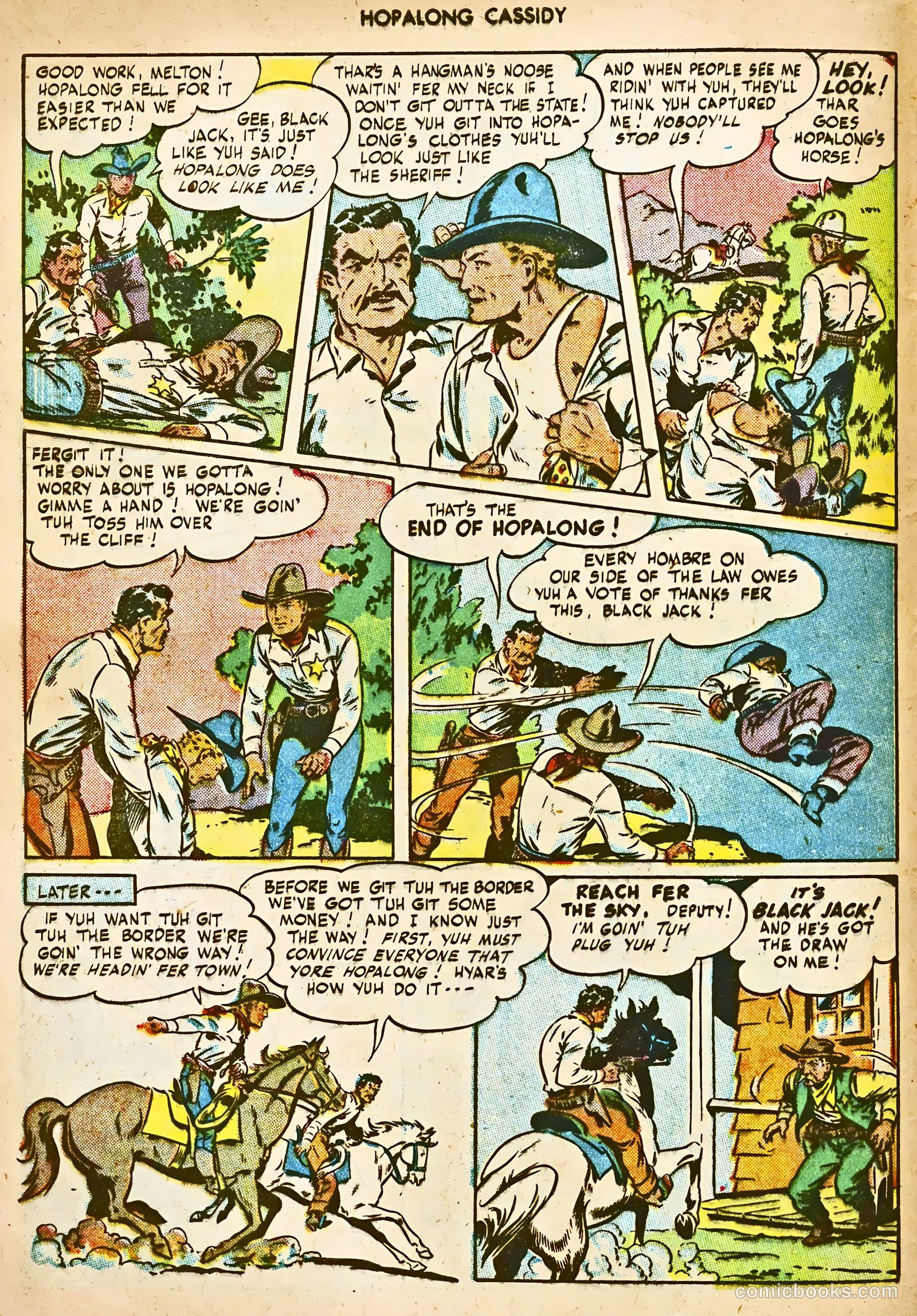 Hopalong Cassidy #5 (1947) — page 6 of 52