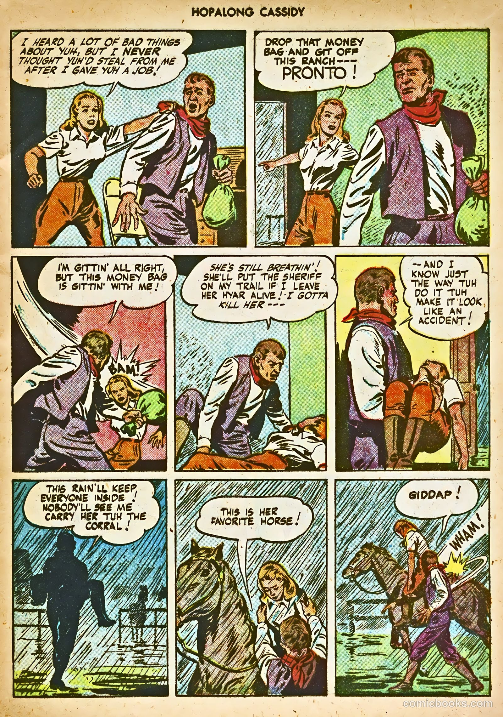 Hopalong Cassidy #5 (1947) — page 17 of 52